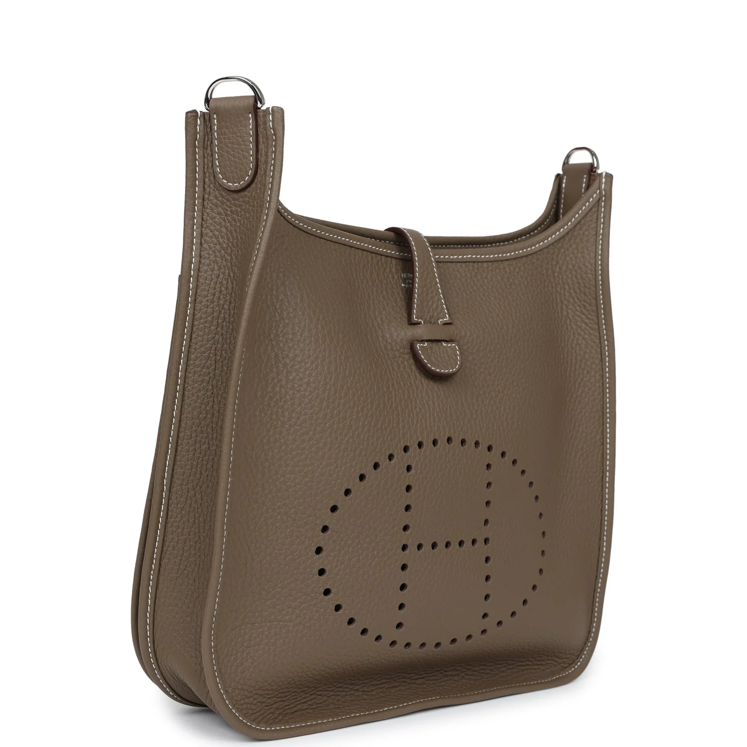 Replicate Hermes Evelyne PM Etoupe Clemence Palladium Hardware(1:1 replica)