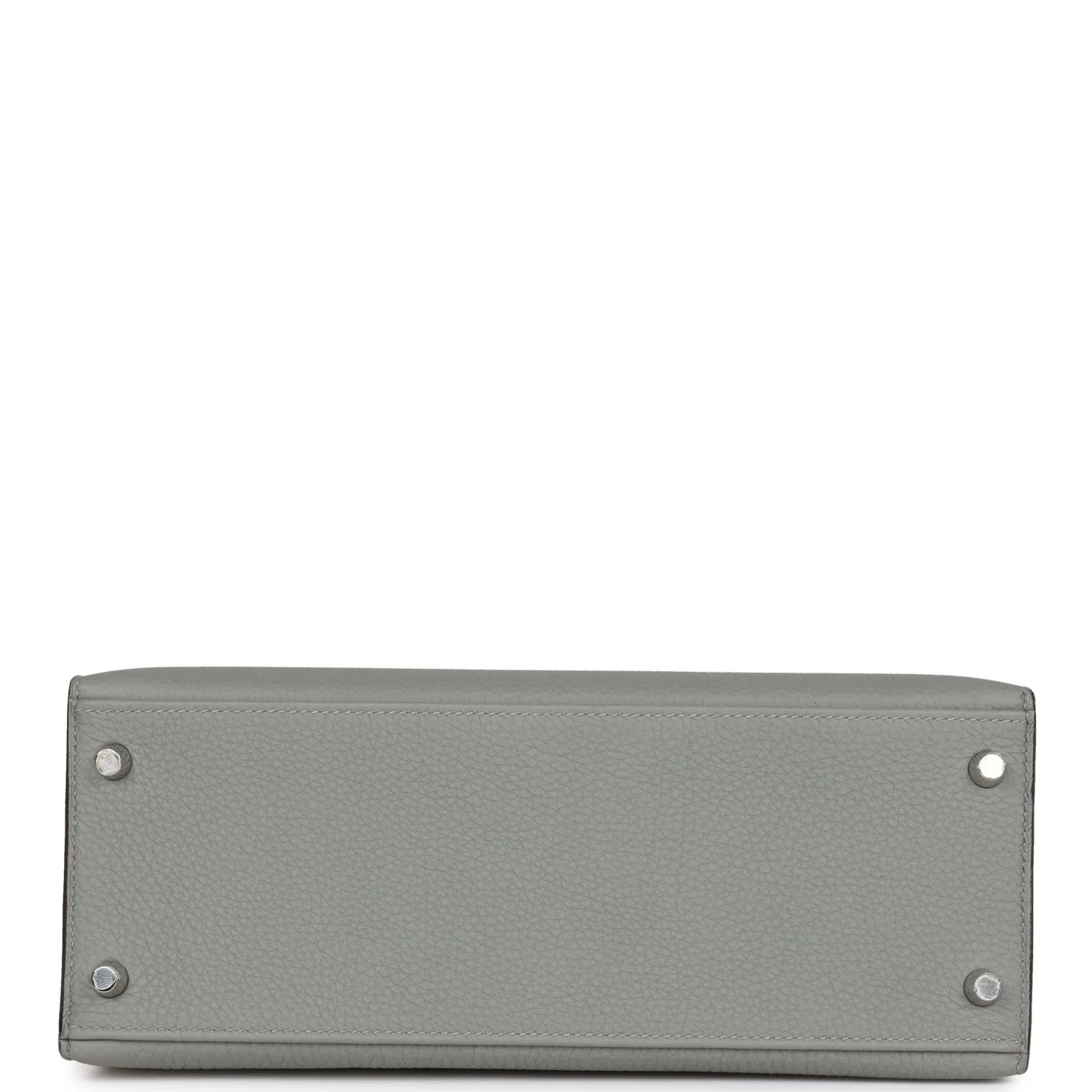 Replicate Hermes Special Order (HSS) Kelly Sellier 28 Gris Mouette Verso Togo Brushed Palladium Hardware(1:1 replica)