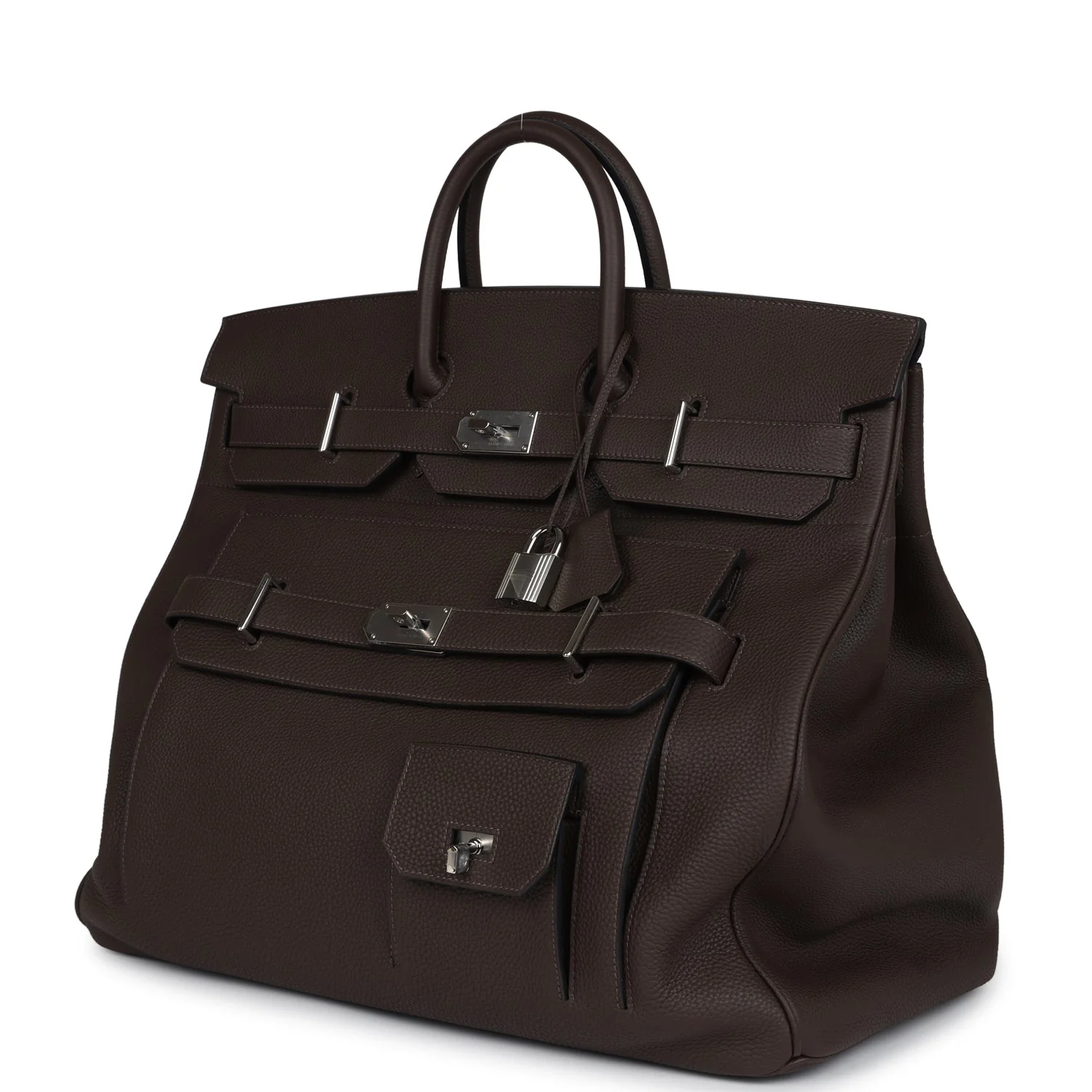 Replicate Hermes Multipockets Birkin HAC 50 Ecorce Togo Palladium Hardware(1:1 replica)