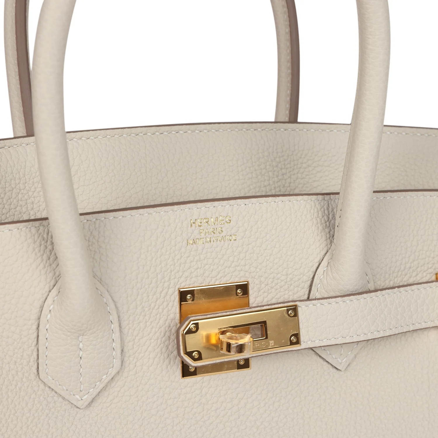Replicate Hermes Birkin 35 Craie Togo Gold Hardware(1:1 replica)