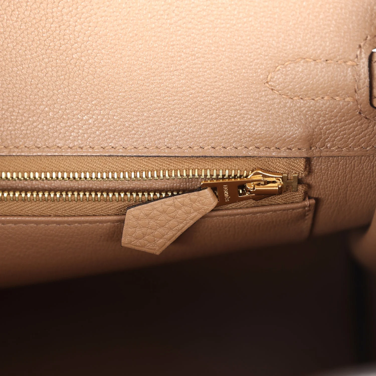 Replicate Hermes Birkin 25 Chai Togo Gold Hardware(1:1 replica)