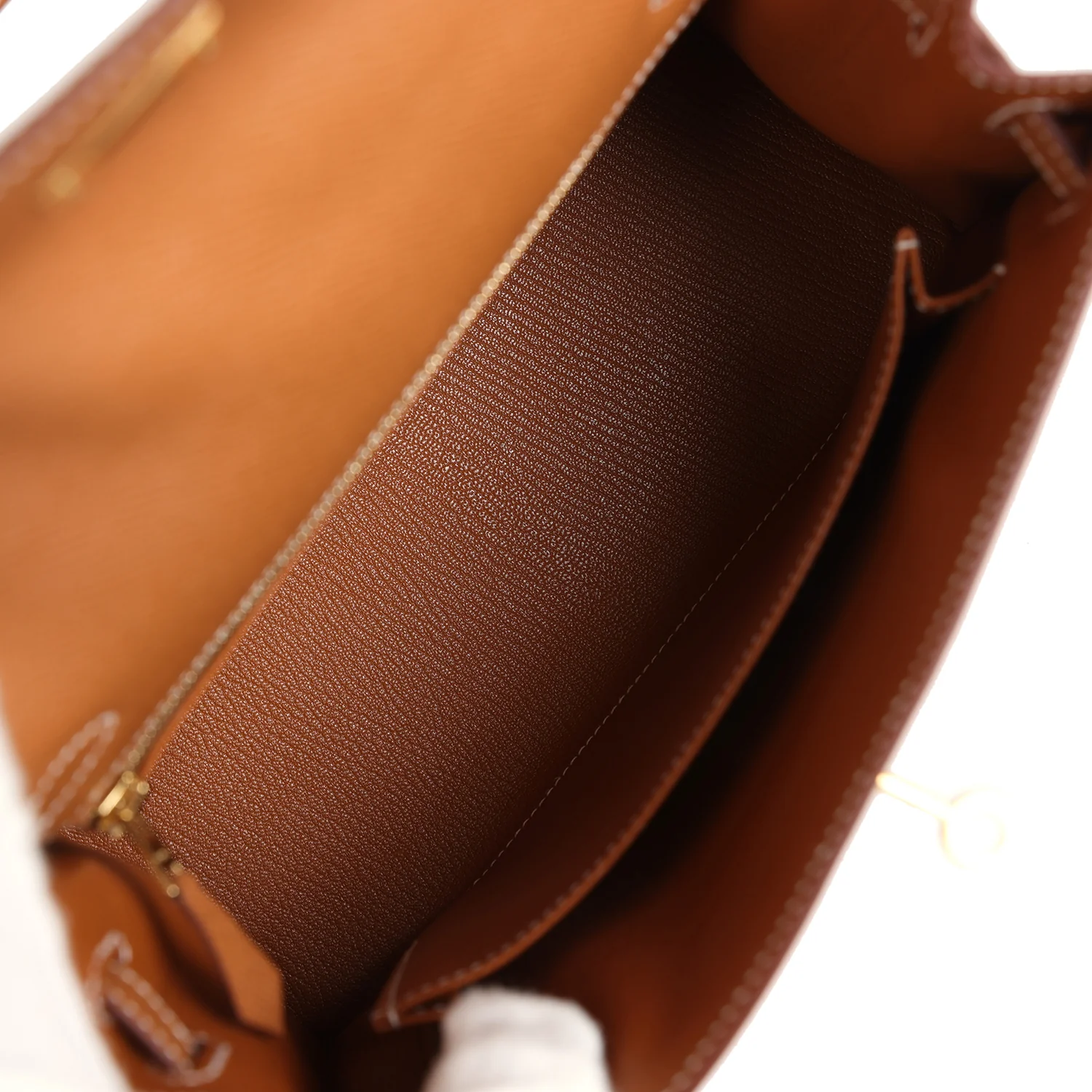 Replicate Hermes Kelly Sellier 25 Gold Epsom Gold Hardware(1:1 replica)