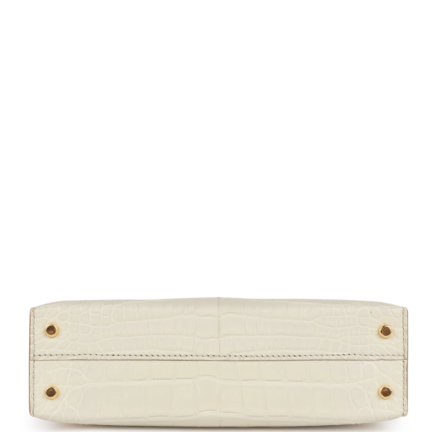 Replicate Hermes Kelly Sellier 20 Beton Matte Alligator Gold Hardware(1:1 replica)