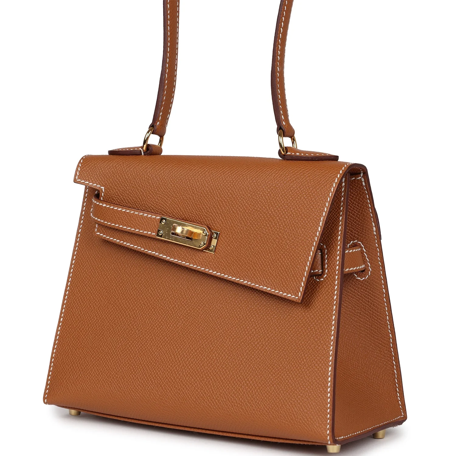 Replicate Hermes Kelly Sellier en Desordre 20 Gold Epsom Gold Hardware(1:1 replica)