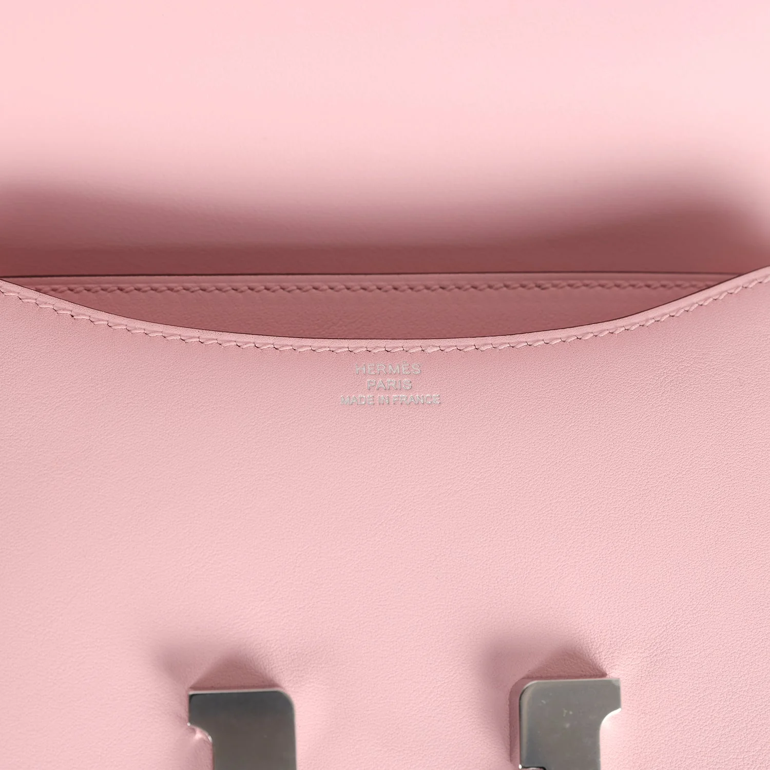 Replicate Hermes Constance 18 Rose Sakura Swift Palladium Hardware(1:1 replica)
