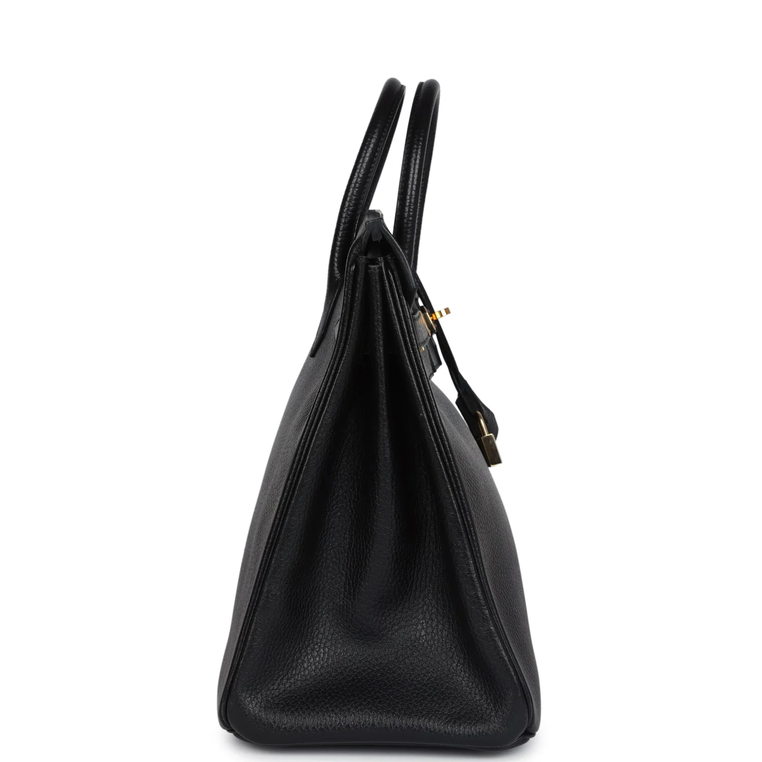 Replicate Vintage Hermes HAC Birkin 32 Black Ardennes Gold Hardware(1:1 replica)