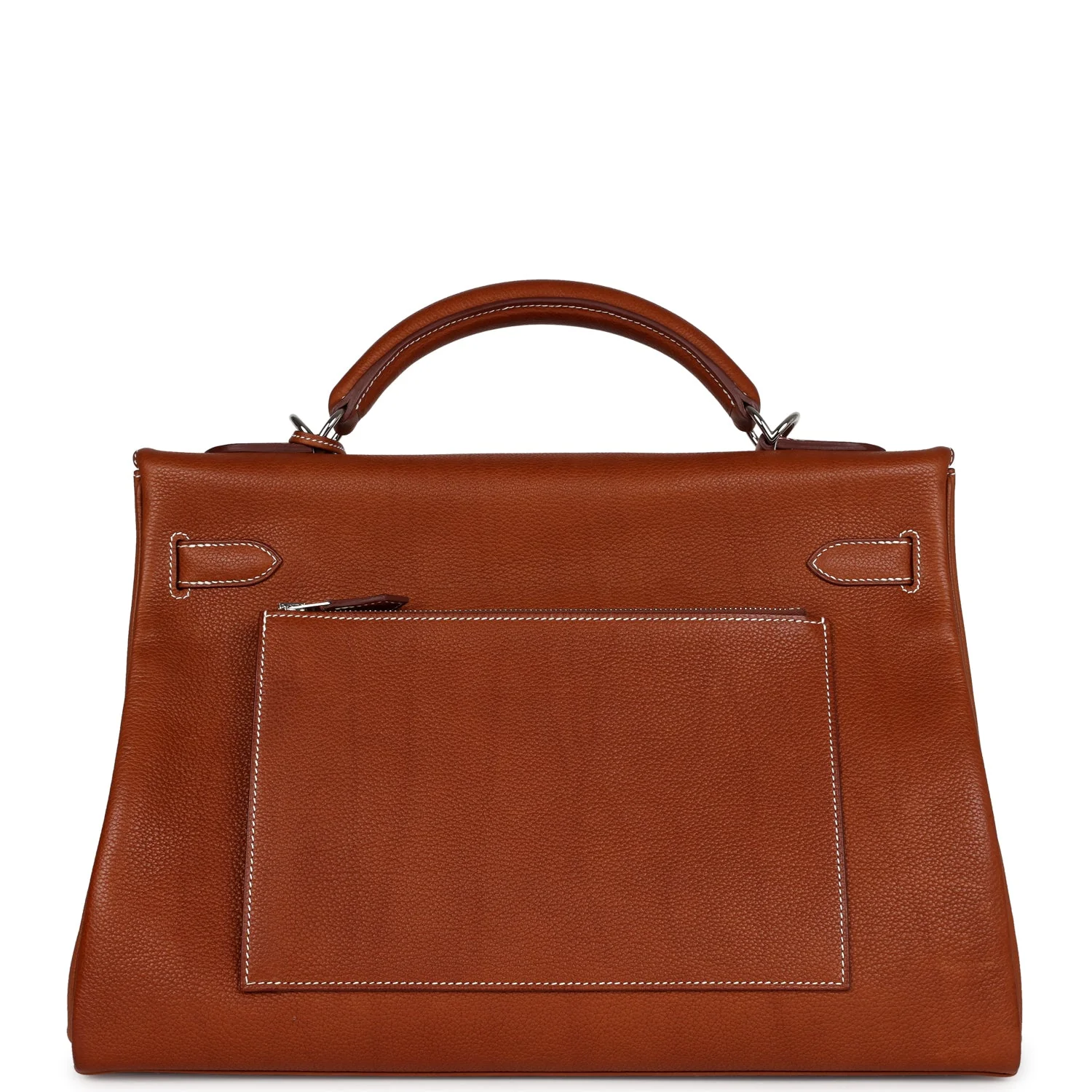 Replicate Hermes Kelly 42 Maxi Gold Togo Palladium Hardware(1:1 replica)