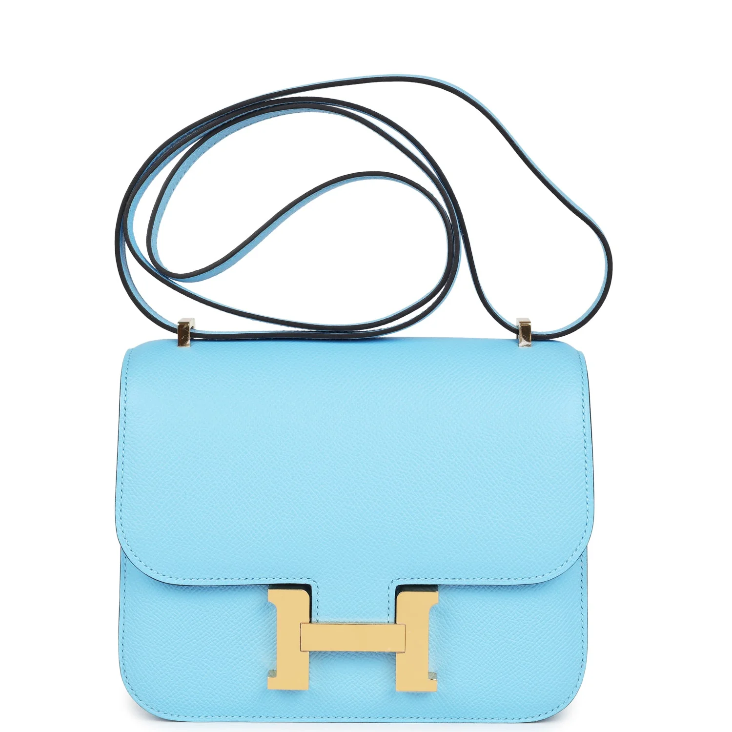 Replicate Hermes Constance 18 Celeste Epsom Gold Hardware(1:1 replica)