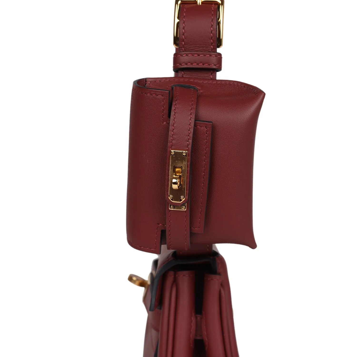 Replicate Hermes Kelly Moove Rouge H Swift Gold Hardware(1:1 replica)