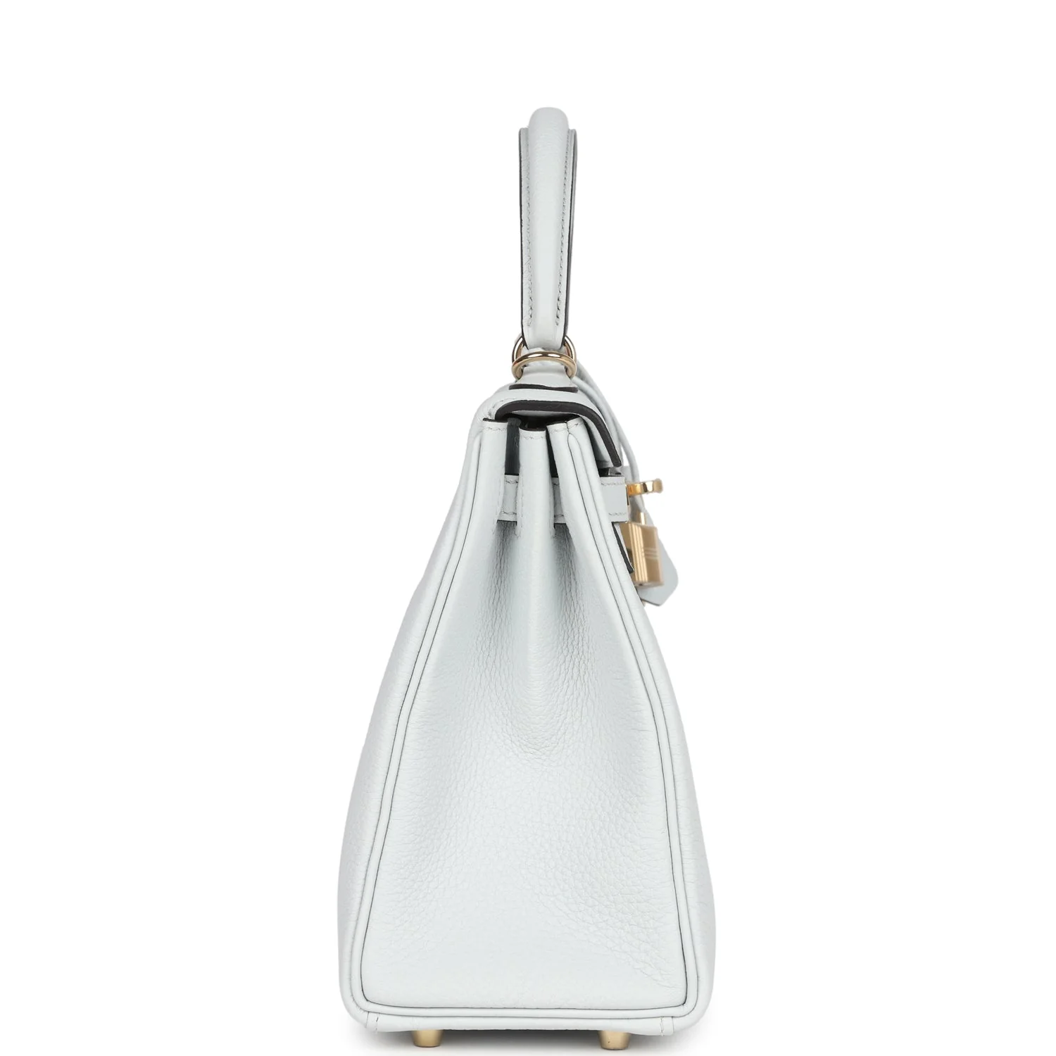 Replicate Hermes Kelly Retourne 25 Gris Platine Togo Permabrass Hardware(1:1 replica)