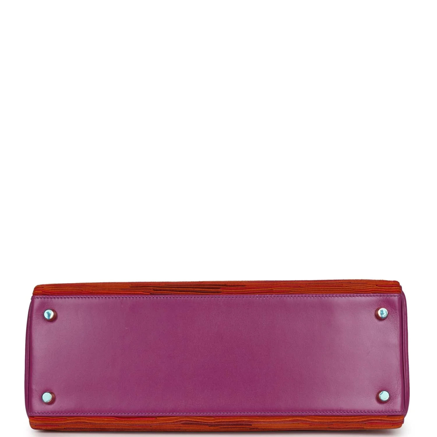 Replicate Vintage Hermes Kelly Retourne 32 Vibrato Cyclamen Box Gold Hardware(1:1 replica)