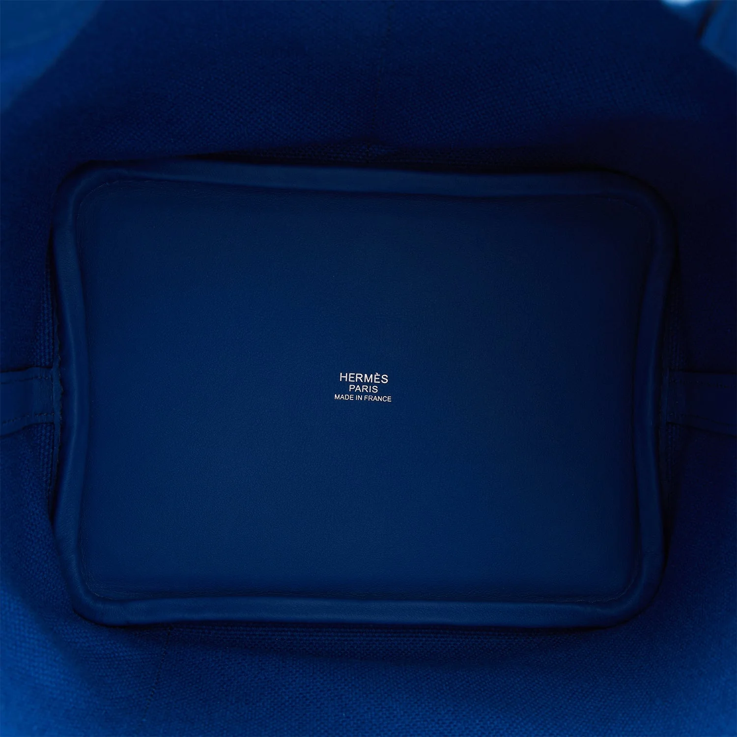 Replicate Hermes Picotin Cargo 18 Bleu France Swift and Toile Canvas Palladium Hardware(1:1 replica)