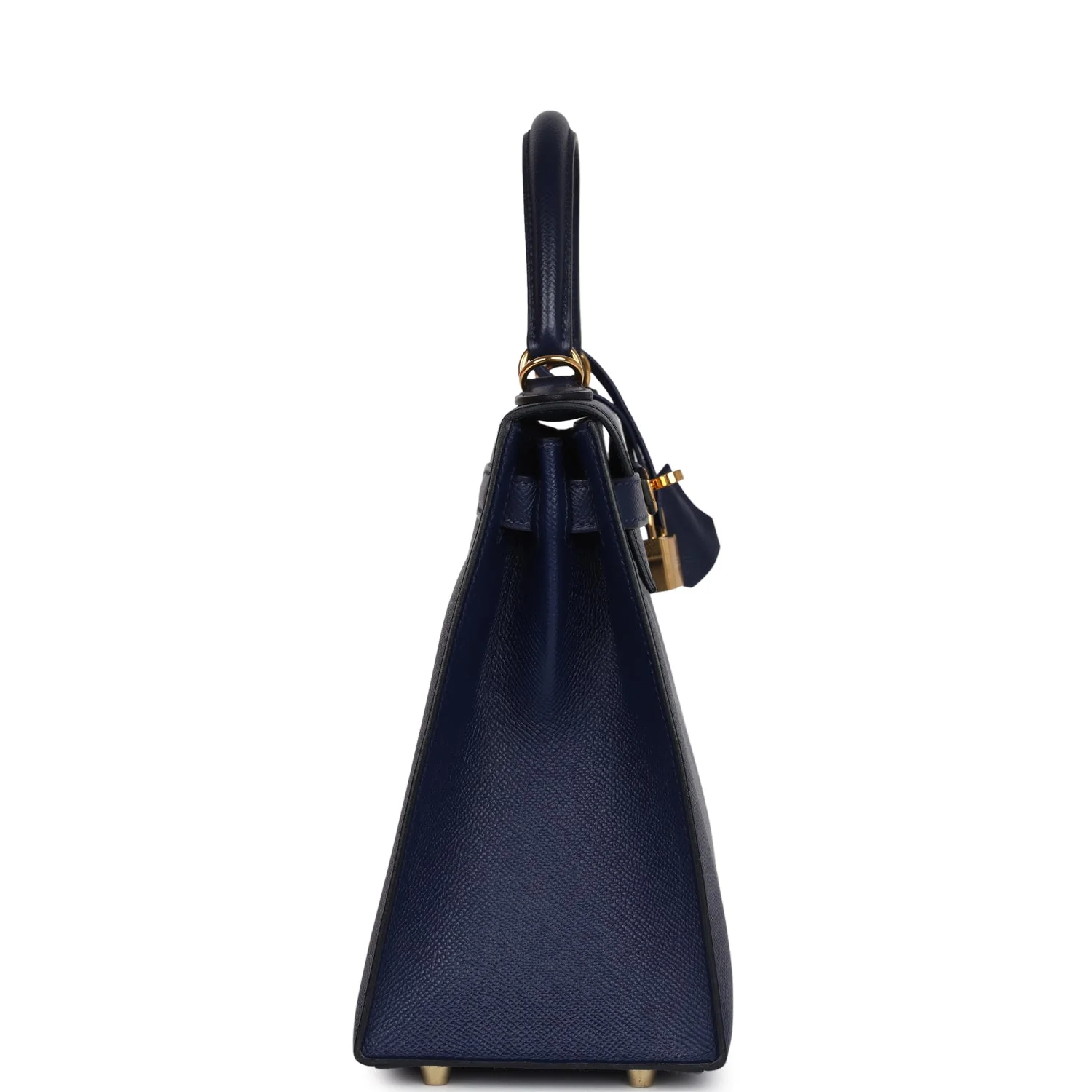 Replicate Hermes Kelly Sellier 28 Bleu Saphir Epsom Gold Hardware(1:1 replica)