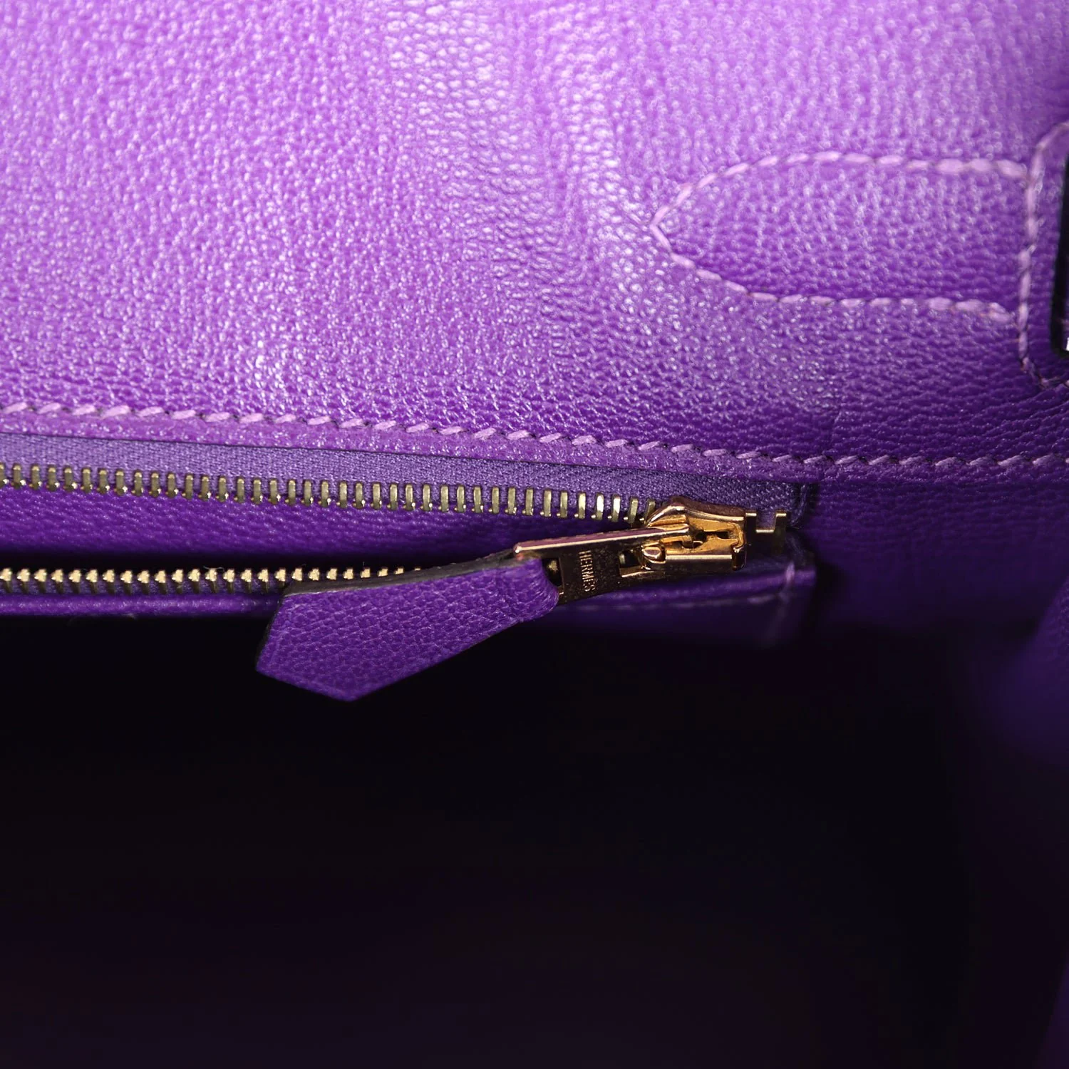 Replicate Hermes Birkin 30 Ultraviolet Shiny Niloticus Crocodile Gold Hardware(1:1 replica)