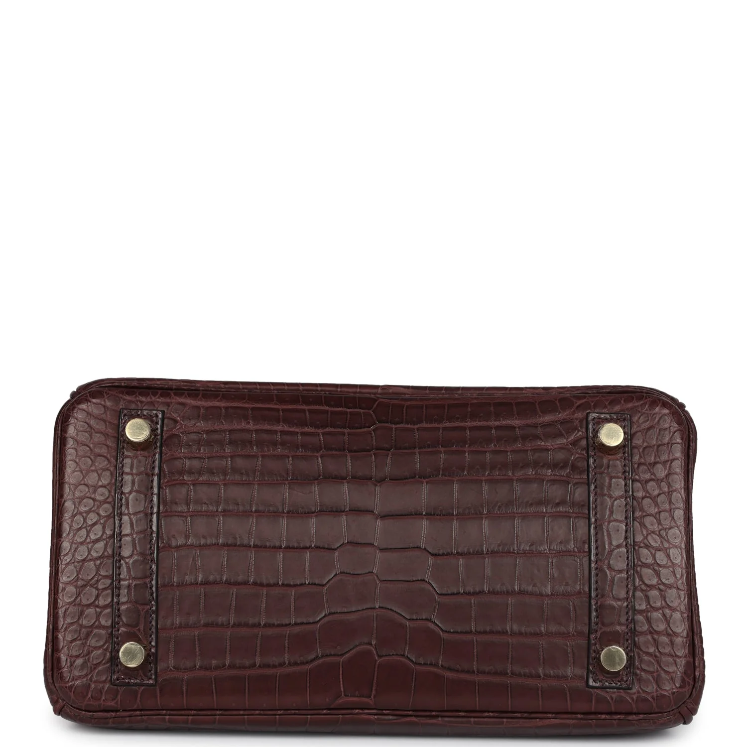 Replicate Hermes Birkin 25 Rouge Sellier Matte Porosus Crocodile Gold Hardware(1:1 replica)