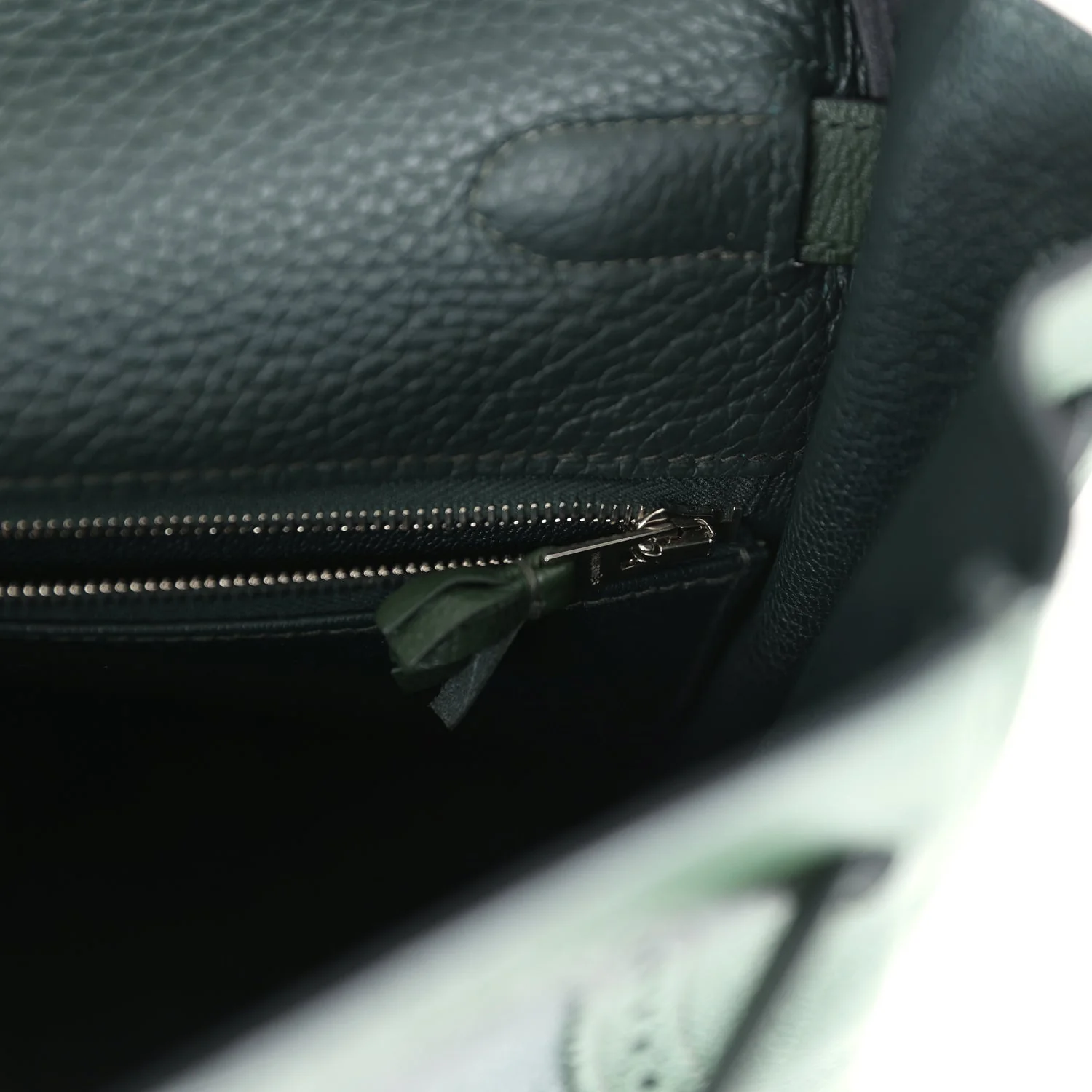 Replicate Hermes Ghillies Kelly 35 Retourne Vert Fonce Clemence and Vert Anglais Evercolor Palladium Hardware(1:1 replica)