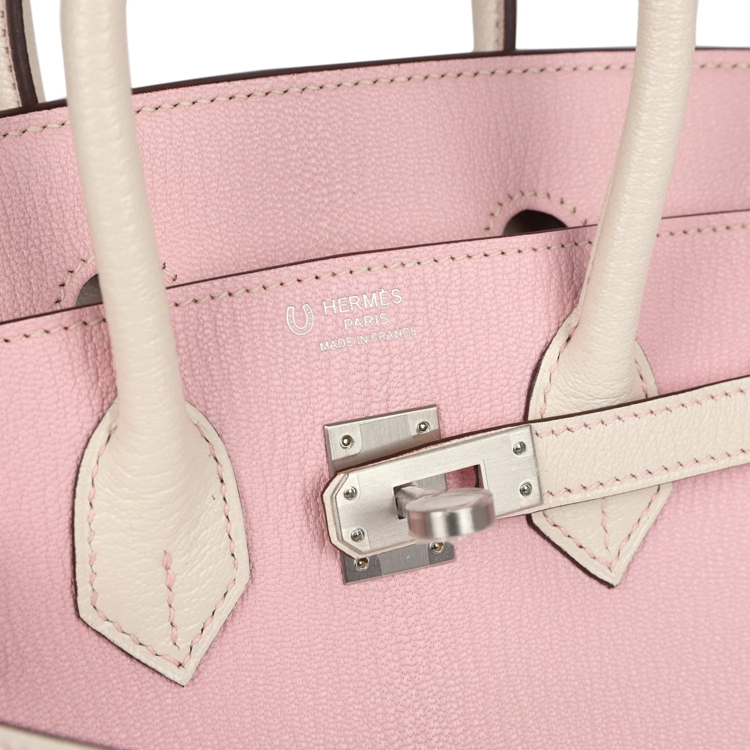 Replicate Hermes Special Order (HSS) Birkin 25 Rose Sakura and Nata Swift Brushed Gold Hardware(1:1 replica)