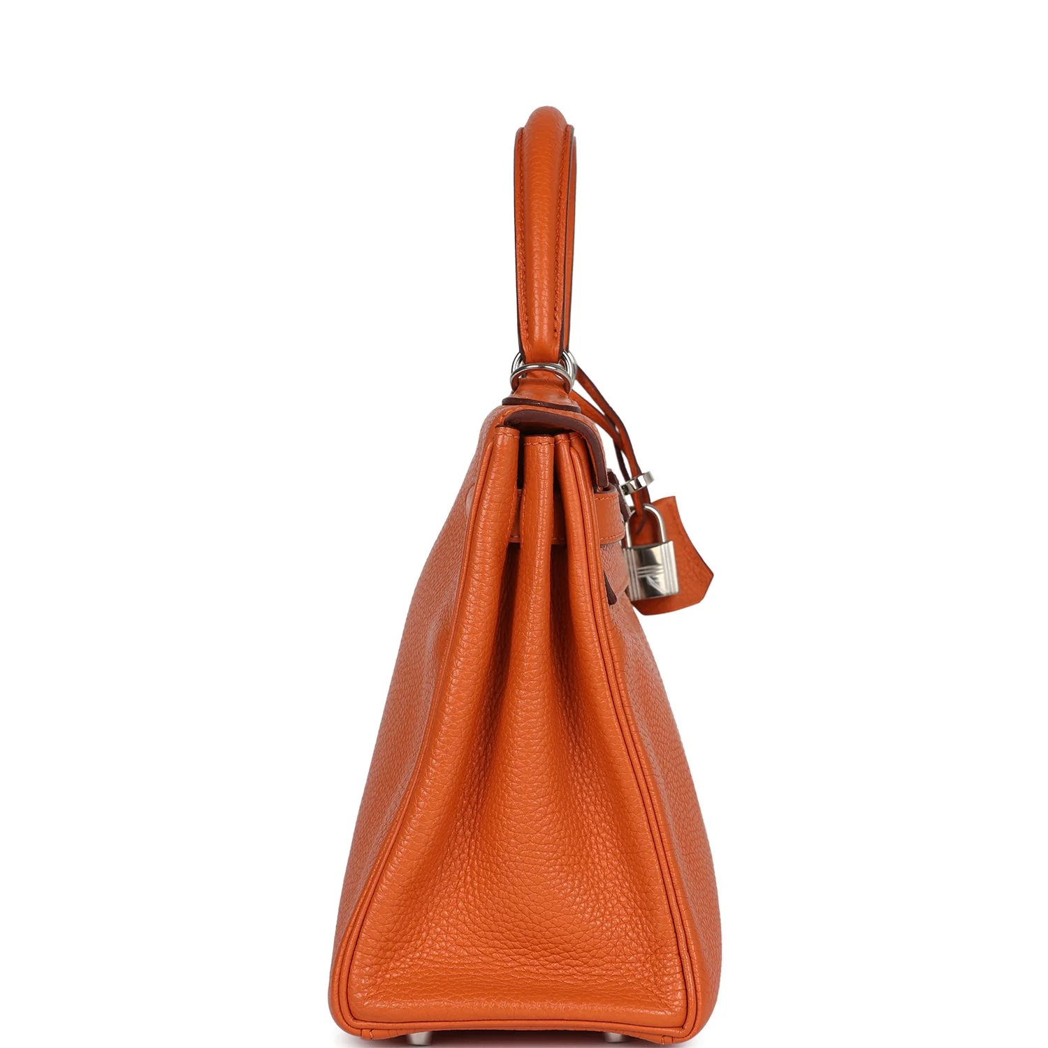 Replicate Hermes Kelly Retourne 28 Orange Togo Palladium Hardware(1:1 replica)