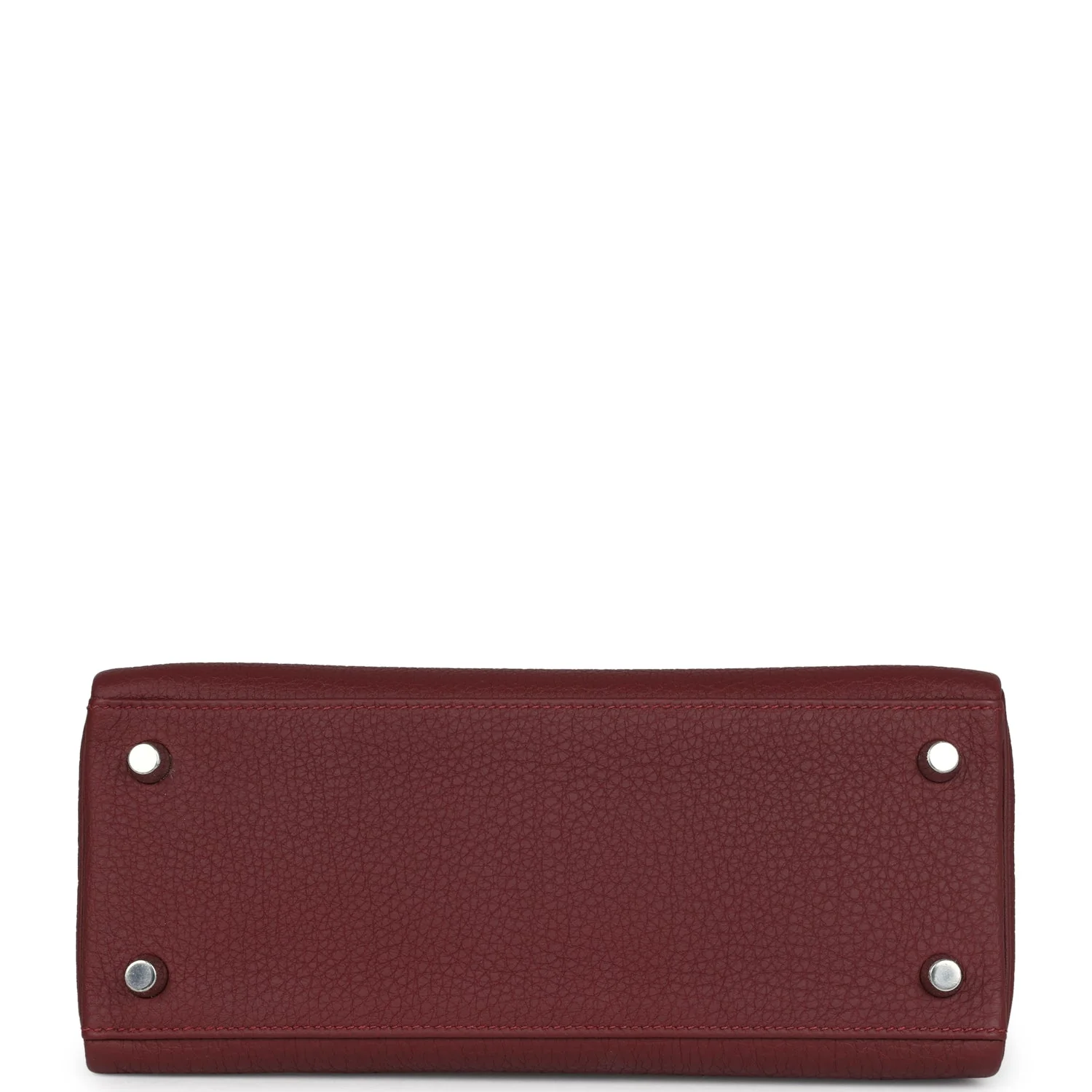 Replicate Hermes Kelly Retourne 25 Rouge H Togo Palladium Hardware(1:1 replica)