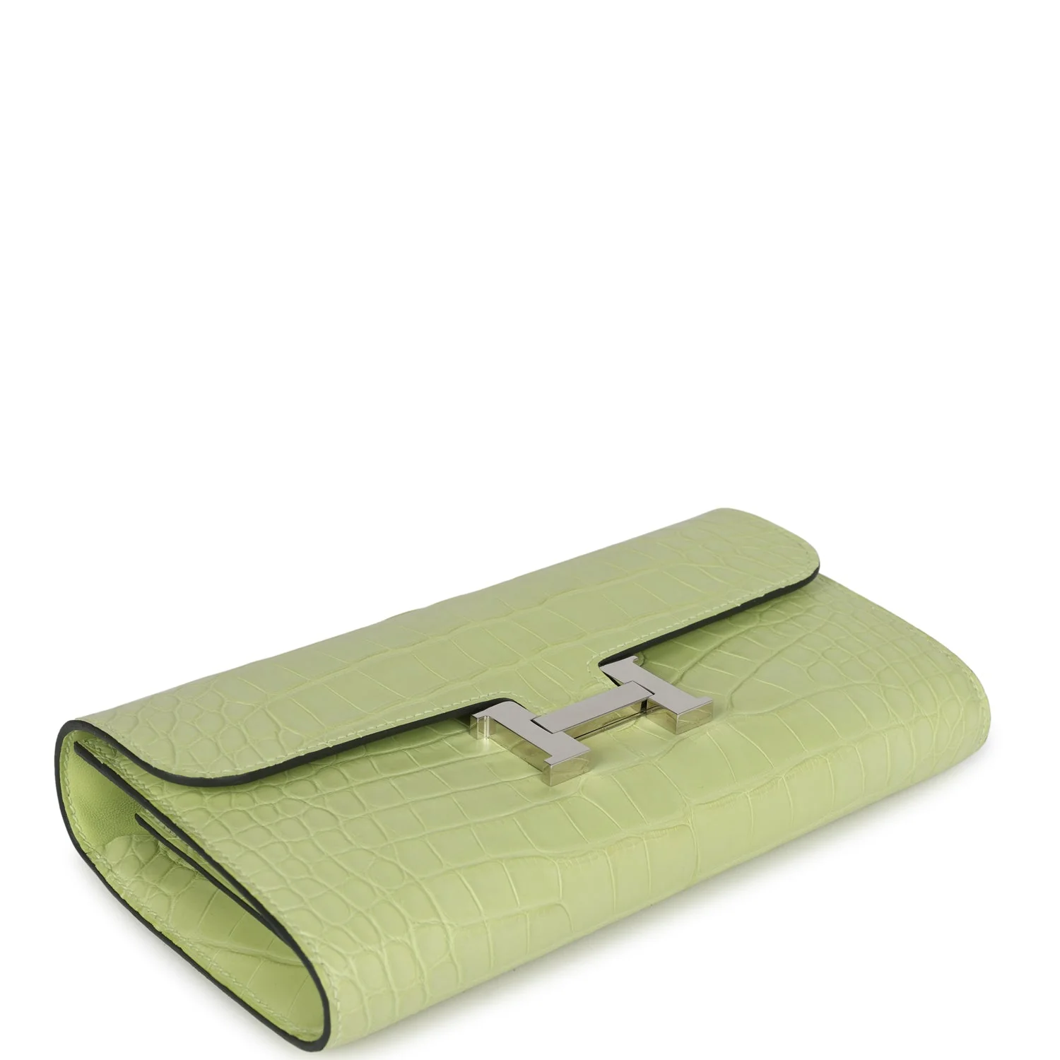 Replicate Hermes Constance Wallet To Go Jaune Bourgeon Matte Alligator Palladium Hardware(1:1 replica)
