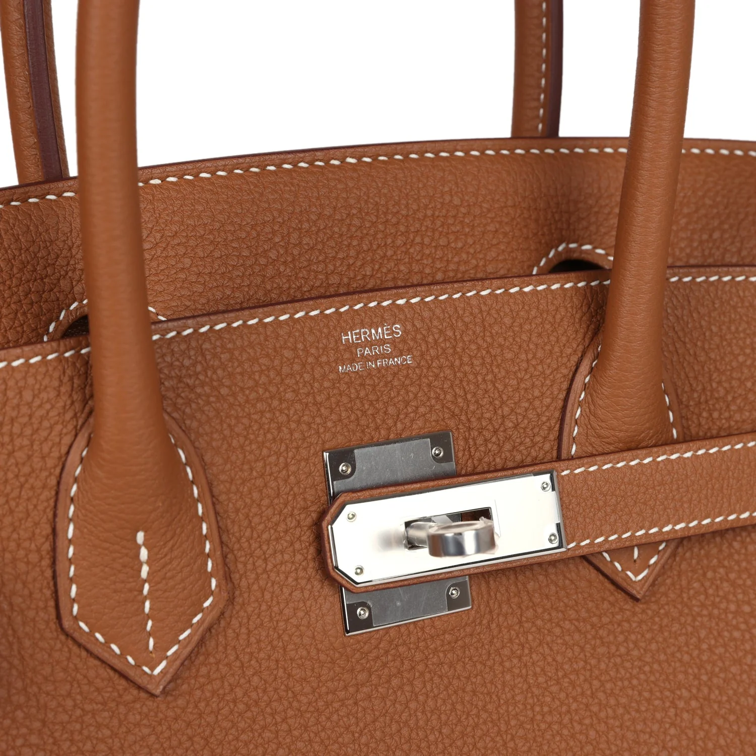 Replicate Hermes Birkin 30 Gold Togo Palladium Hardware(1:1 replica)