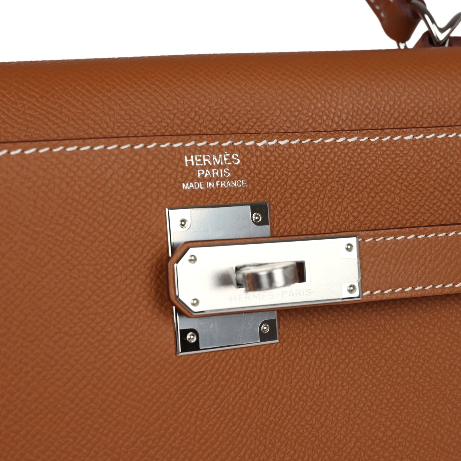 Replicate Hermes Kelly Sellier 32 Gold Epsom Palladium Hardware(1:1 replica)