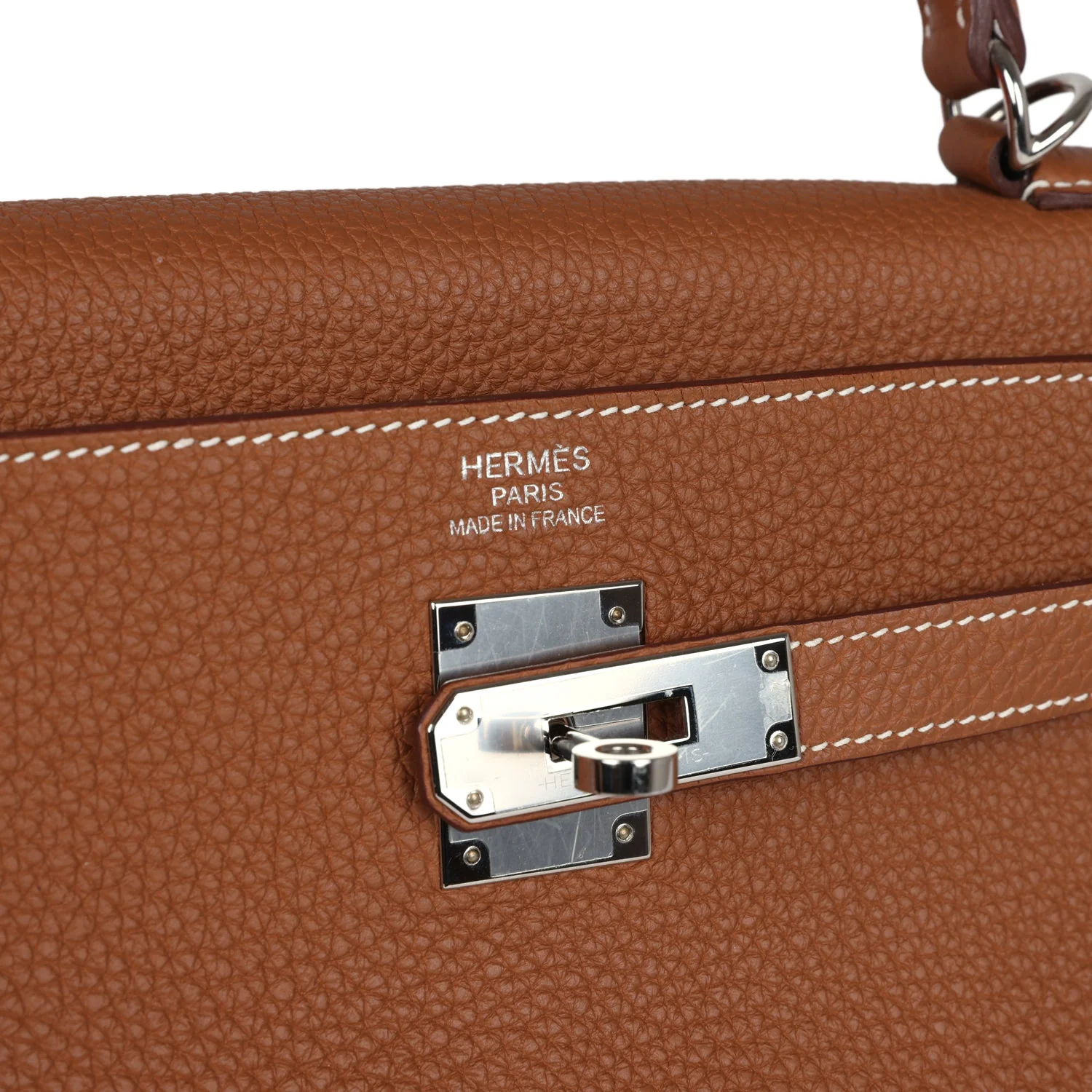 Replicate Hermes Kelly Retourne 35 Gold Togo Palladium Hardware(1:1 replica)