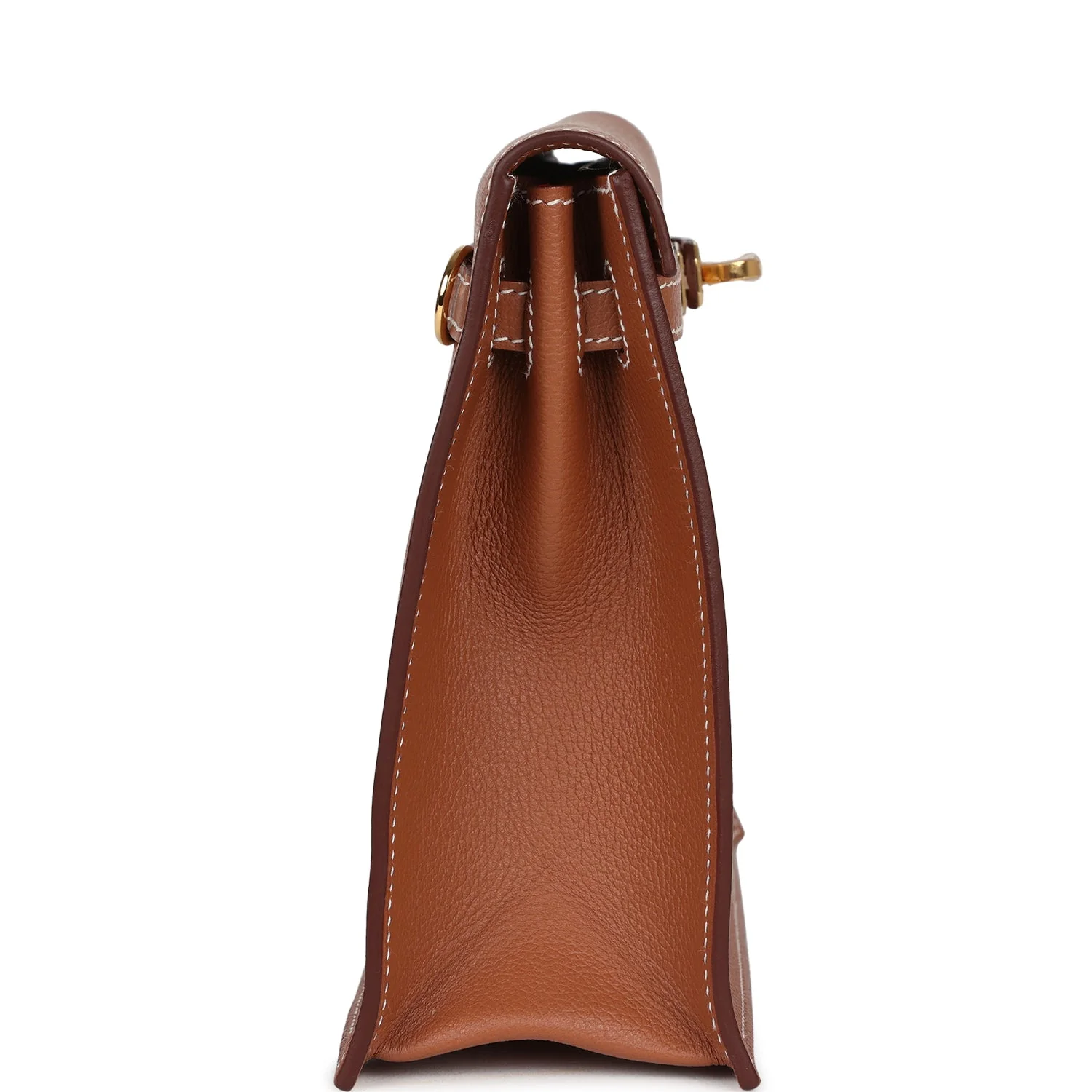 Replicate Hermes Kelly Danse Gold Verso Evercolor Gold Hardware(1:1 replica)