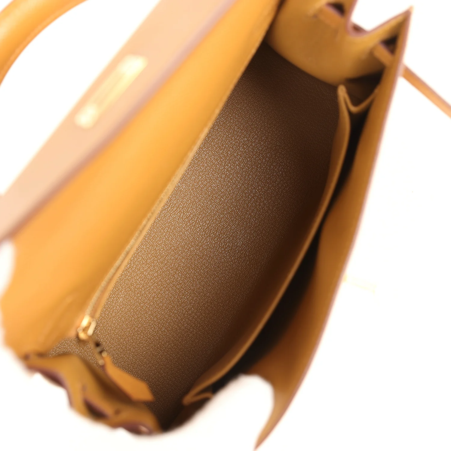 Replicate Hermes Kelly Sellier 25 Sesame Epsom Gold Hardware(1:1 replica)