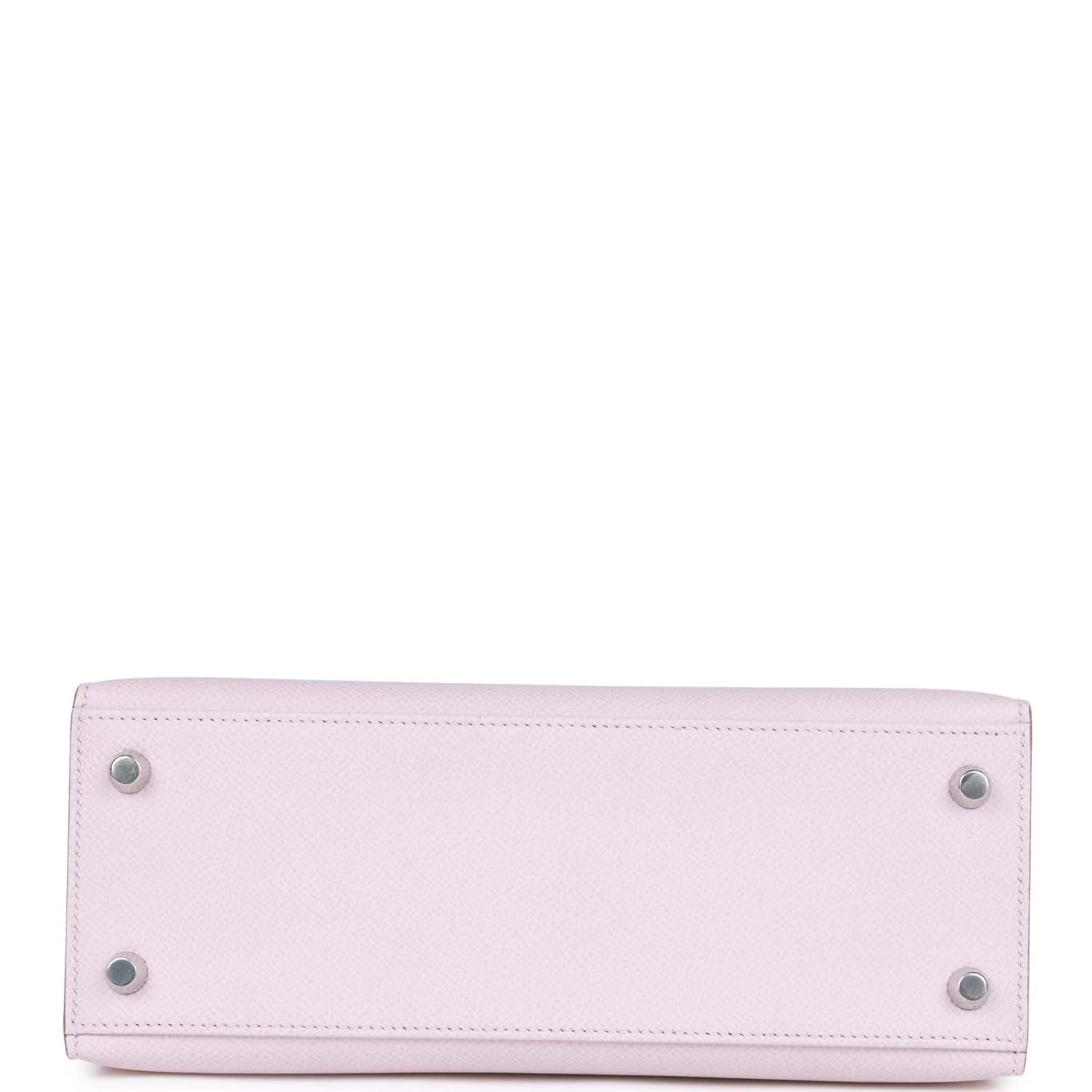 Replicate Hermes Kelly Sellier 25 Mauve Pale Epsom Palladium Hardware(1:1 replica)