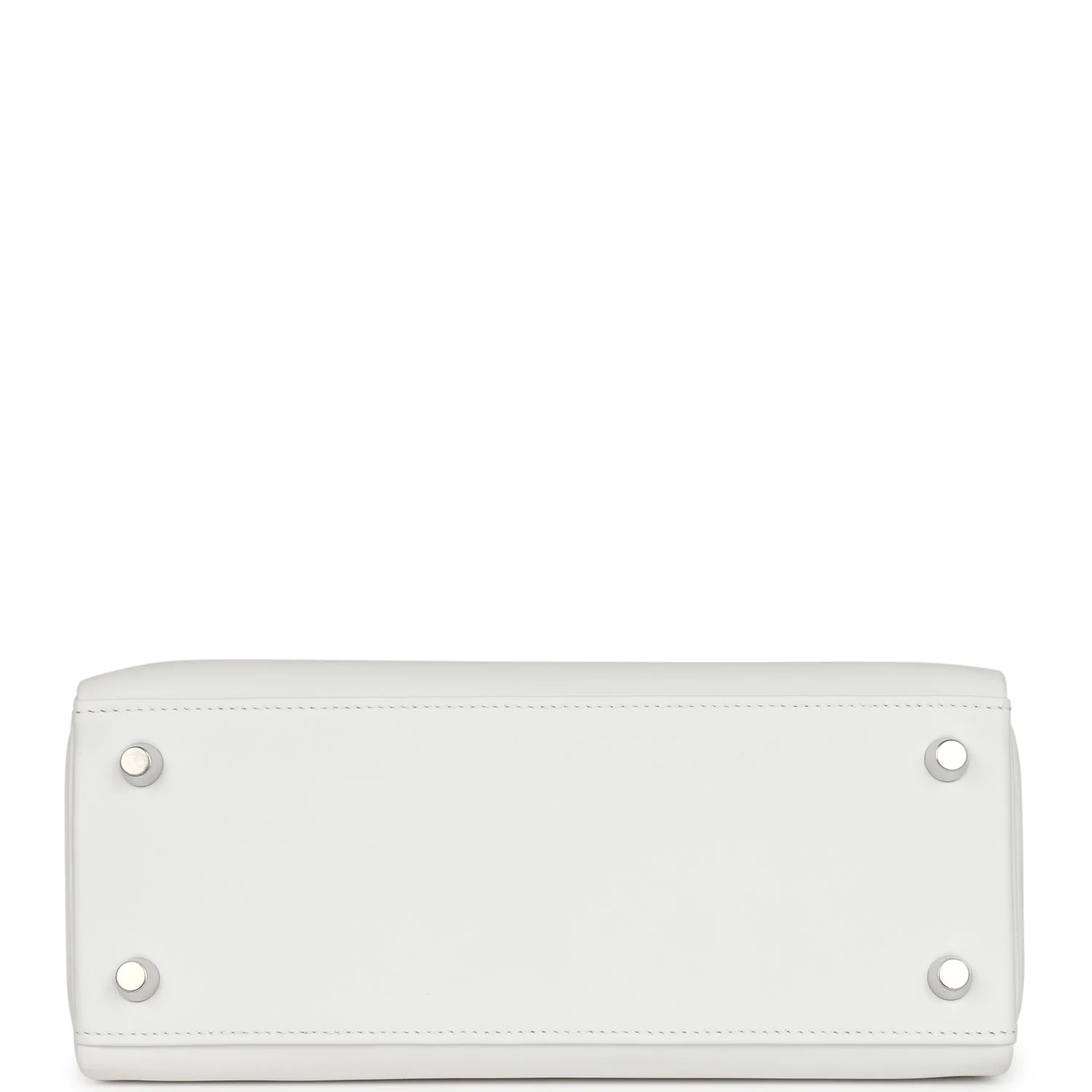 Replicate Hermes Kelly Retourne 25 New White Swift Palladium Hardware(1:1 replica)