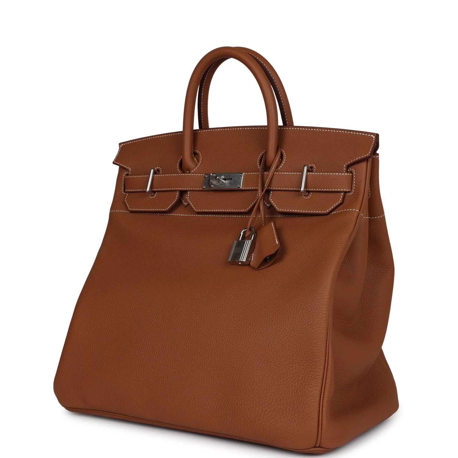 Replicate Hermes Birkin HAC 40 Gold Togo Palladium Hardware(1:1 replica)