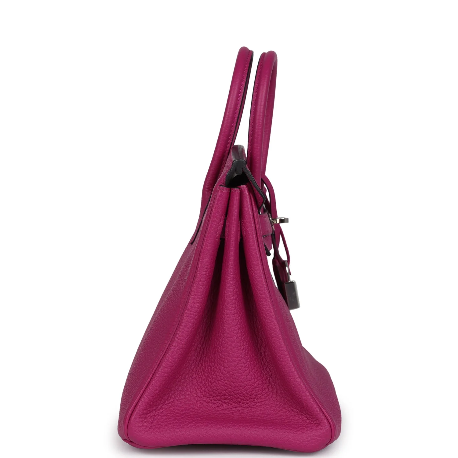 Replicate Hermes Birkin 25 Rose Pourpre Togo Palladium Hardware(1:1 replica)