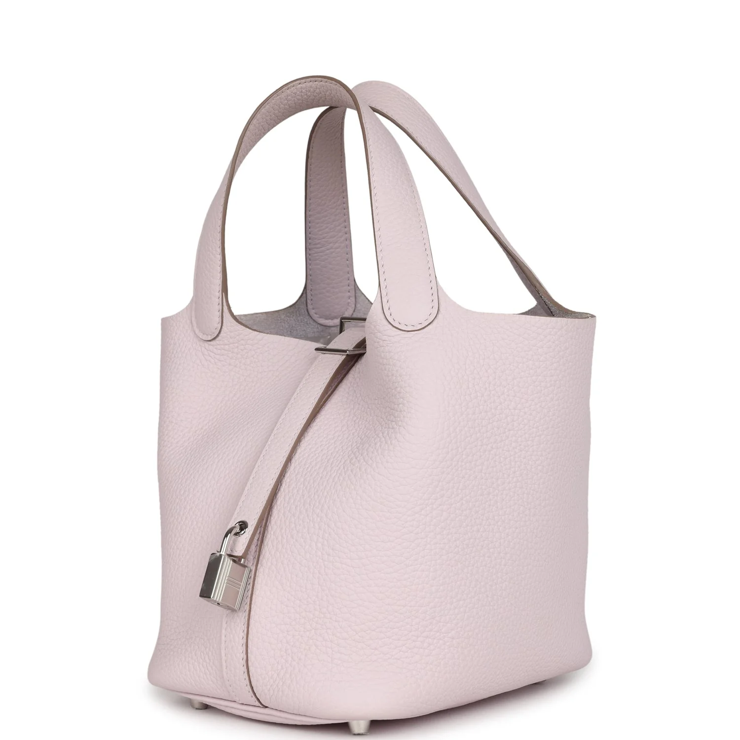 Replicate Hermes Picotin Lock 18 Mauve Pale Clemence Palladium Hardware(1:1 replica)
