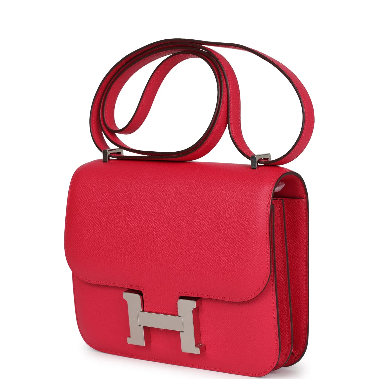 Replicate Hermes Constance 18 Rose Extreme Epsom Palladium Hardware(1:1 replica)