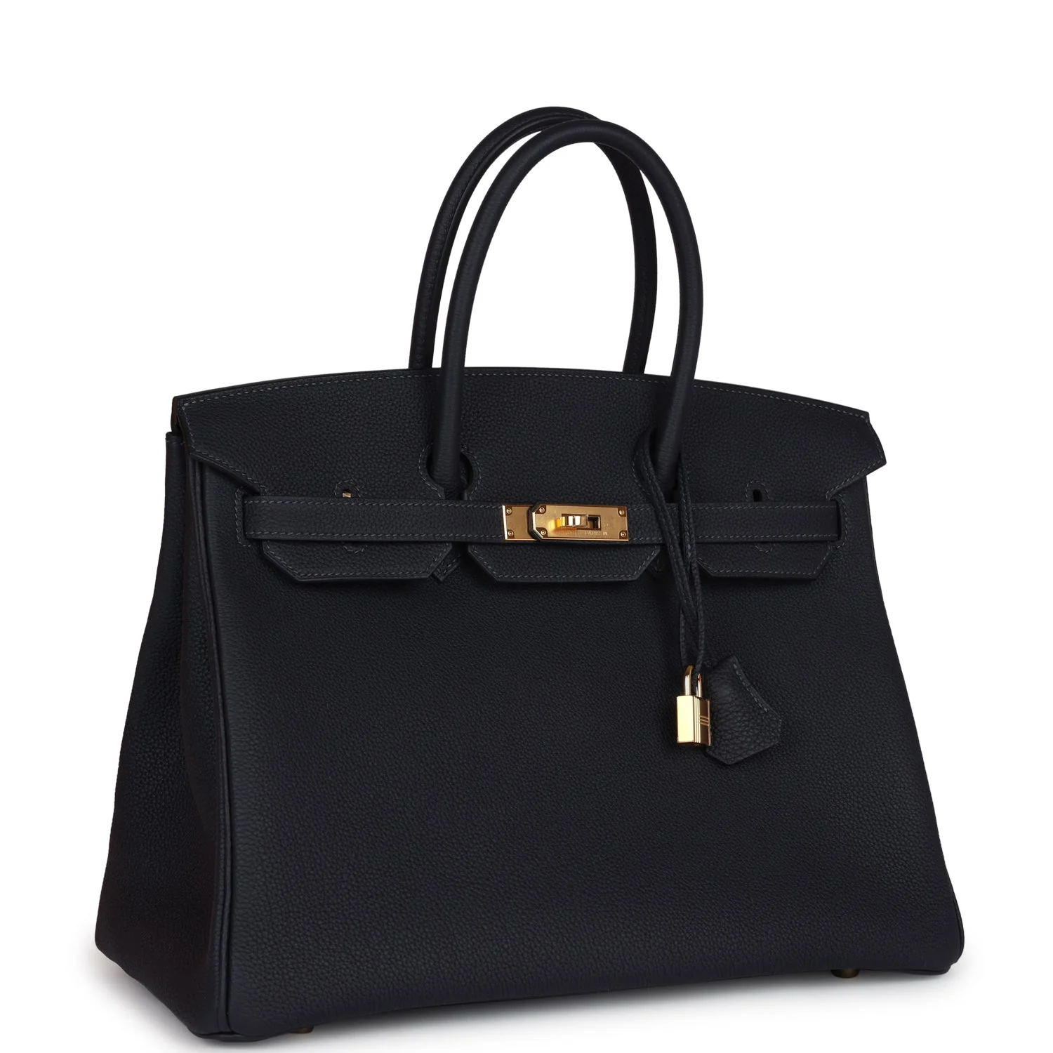 Replicate Hermes Birkin 35 Caban Togo Gold Hardware(1:1 replica)