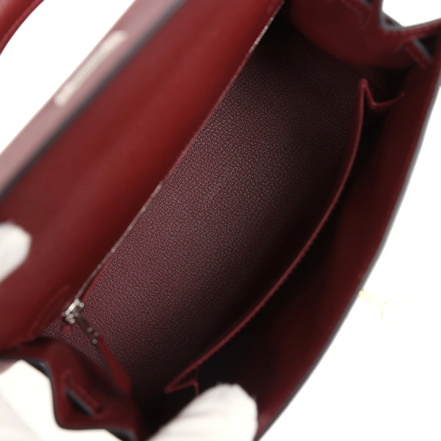 Replicate Hermes Kelly Sellier 25 Rouge H Epsom Electrum Hardware(1:1 replica)