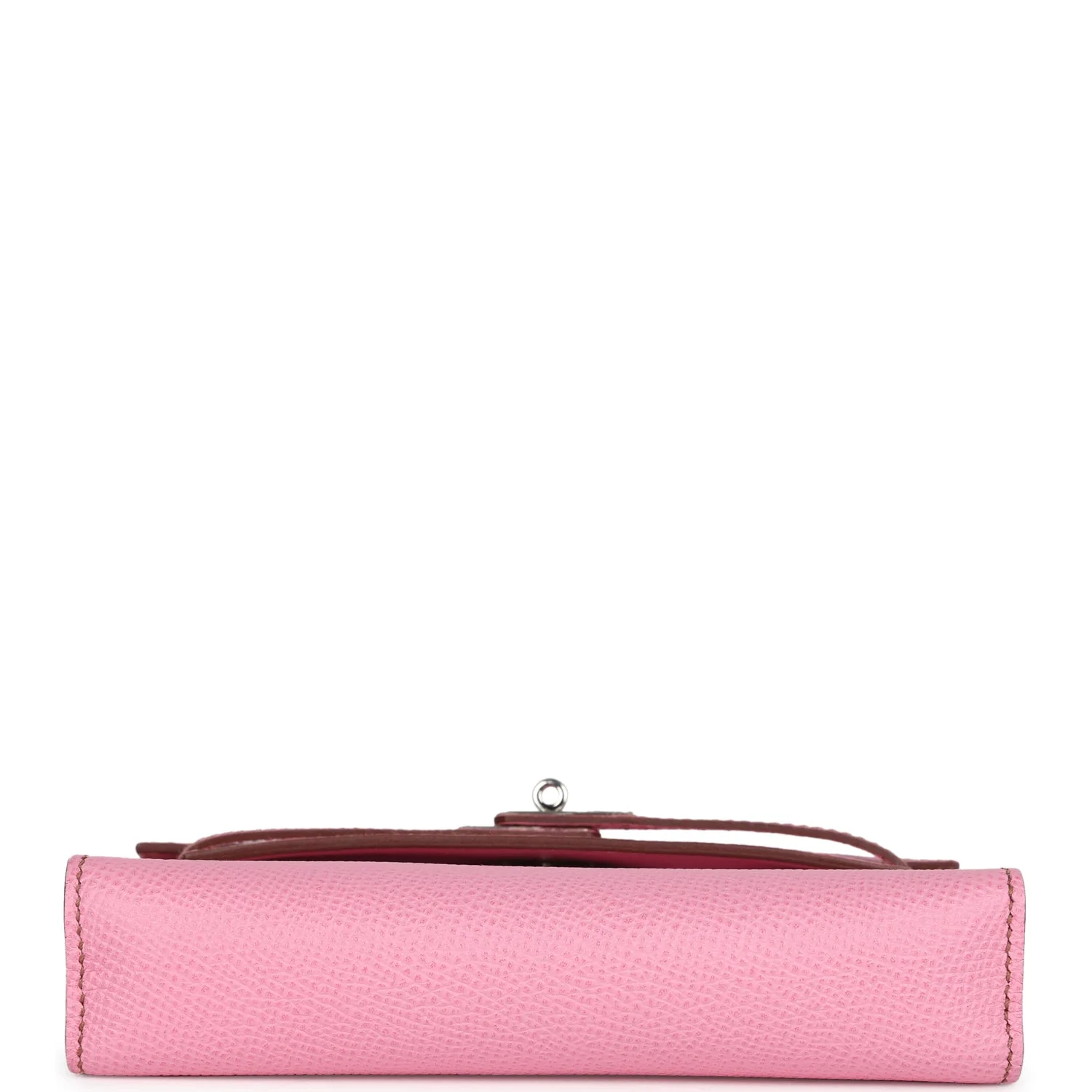 Replicate Hermes Micro Kelly 15 Bubblegum Epsom Palladium Hardware(1:1 replica)