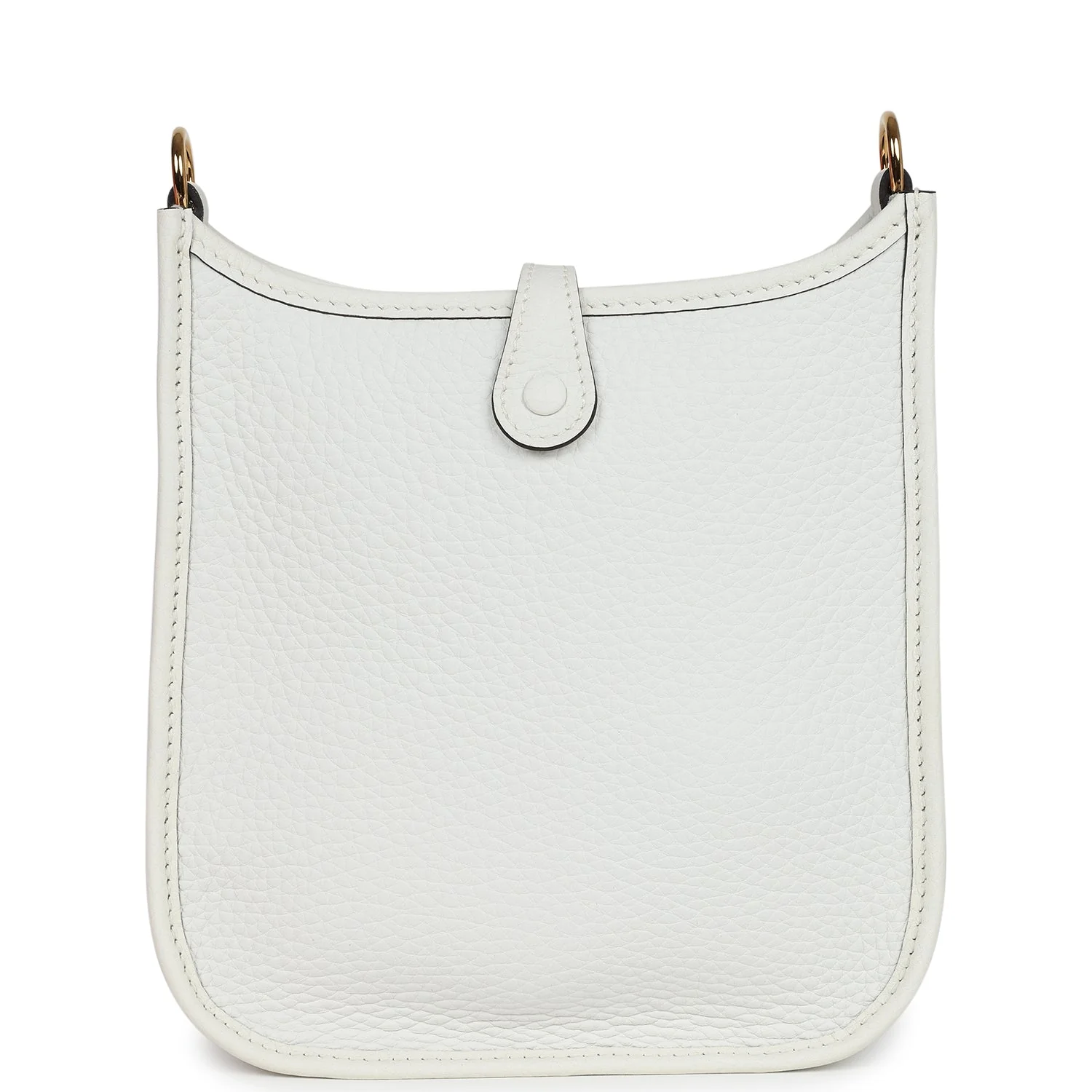 Replicate Hermes Evelyne TPM New White Clemence Gold Hardware(1:1 replica)