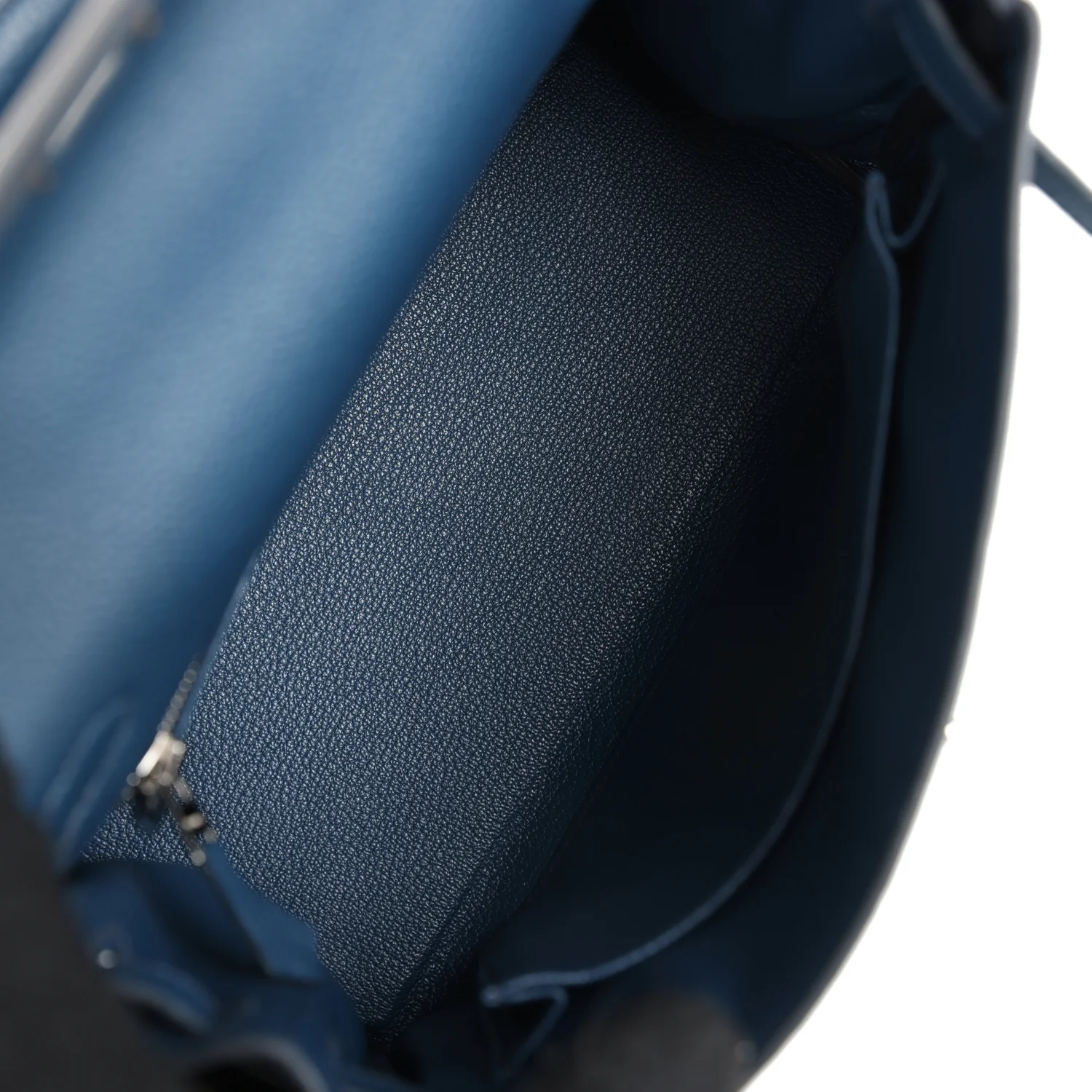 Replicate Hermes Kelly Retourne 25 Bleu De Prusse Togo Palladium Hardware(1:1 replica)
