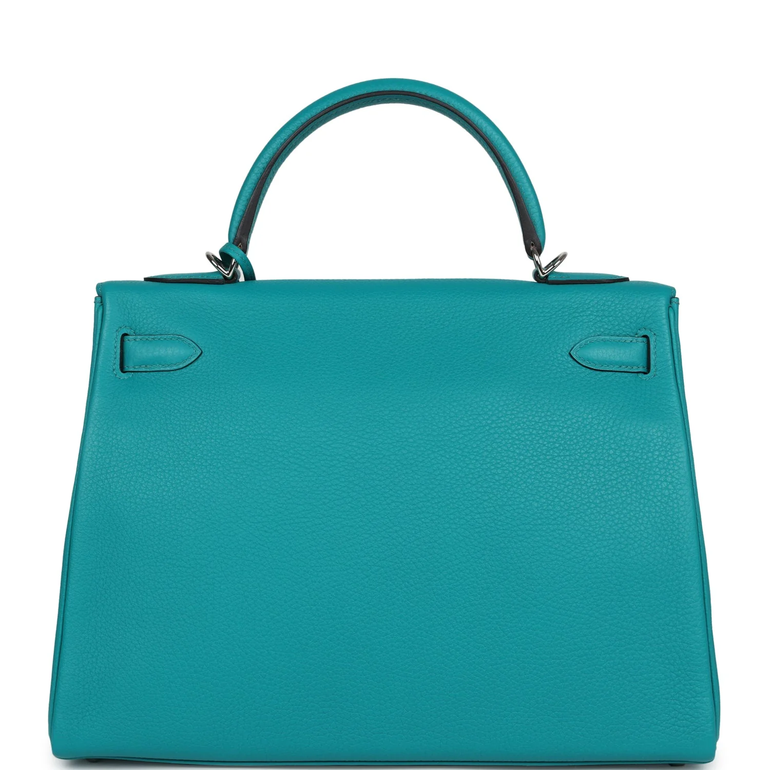 Replicate Hermes Kelly Retourne 32 Bleu Paon Clemence Palladium Hardware(1:1 replica)