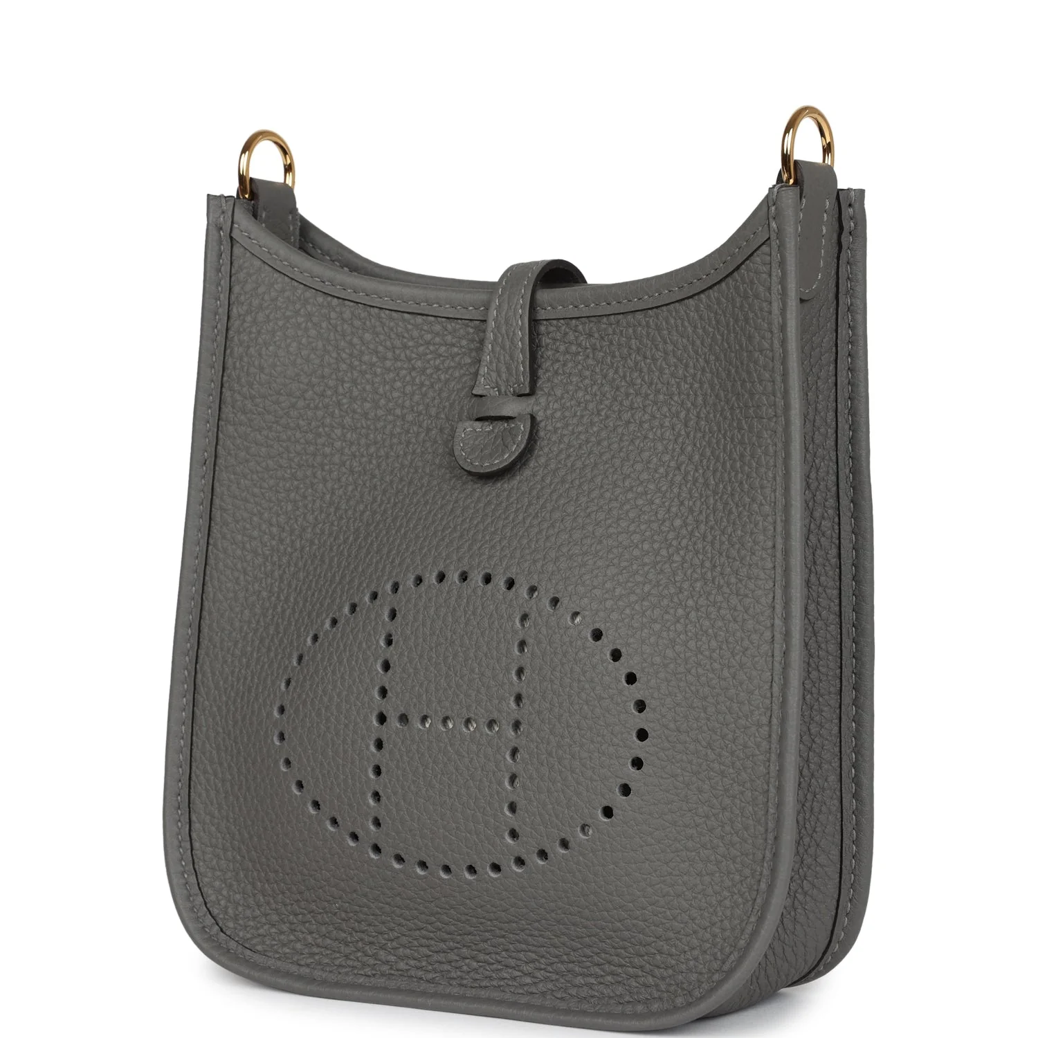 Replicate Hermes Evelyne TPM Gris Meyer Clemence Gold Hardware(1:1 replica)
