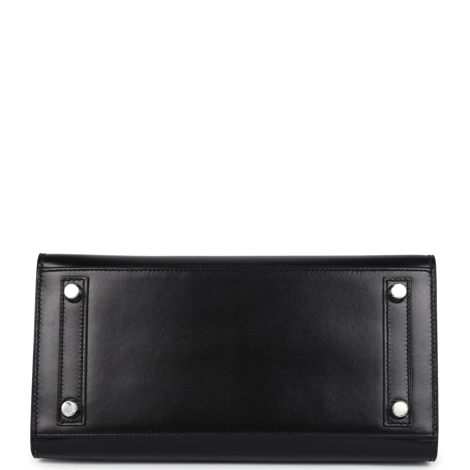 Replicate Hermes Birkin Sellier 25 Black Box Palladium Hardware(1:1 replica)
