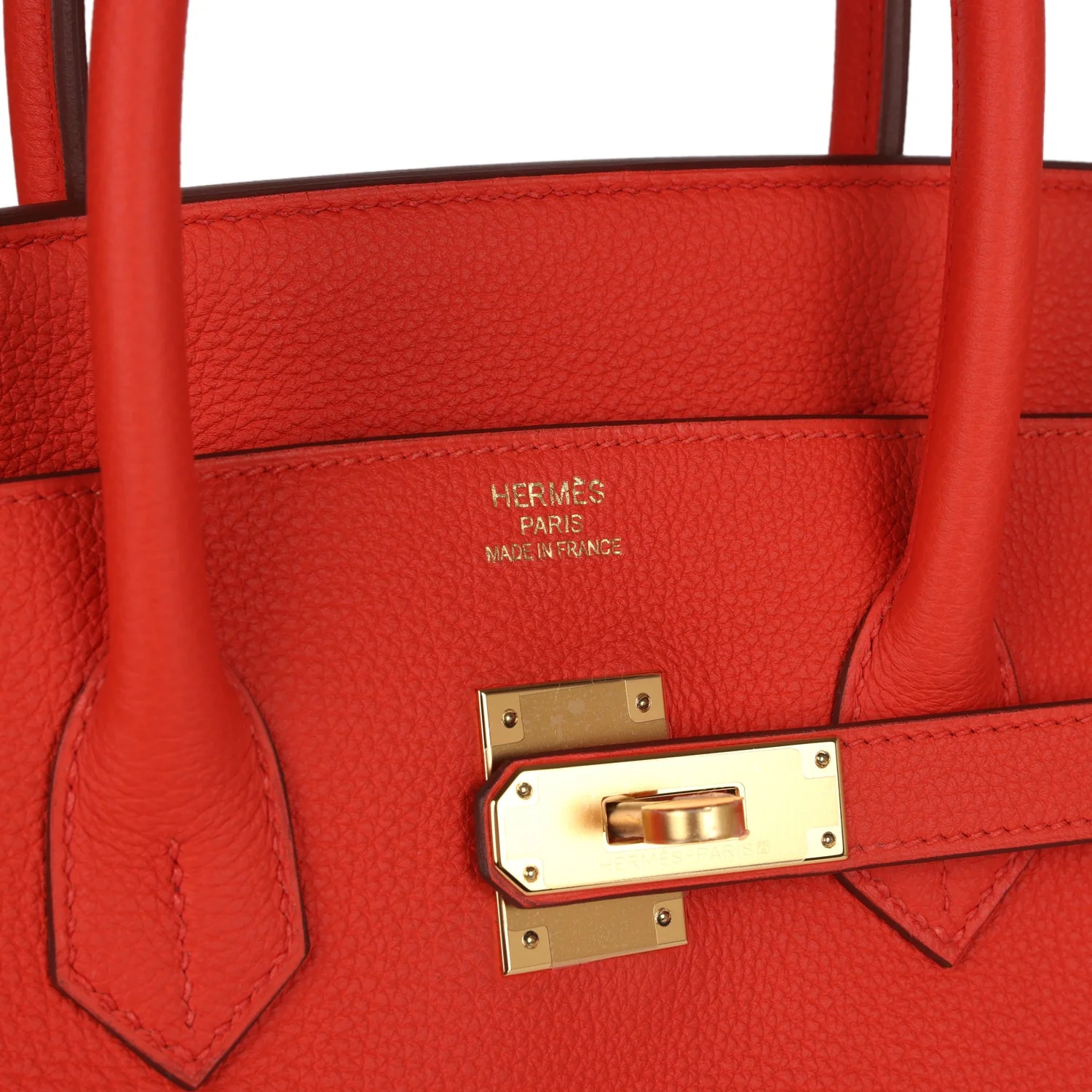 Replicate Hermes Birkin 35 Capucine Togo Gold Hardware(1:1 replica)