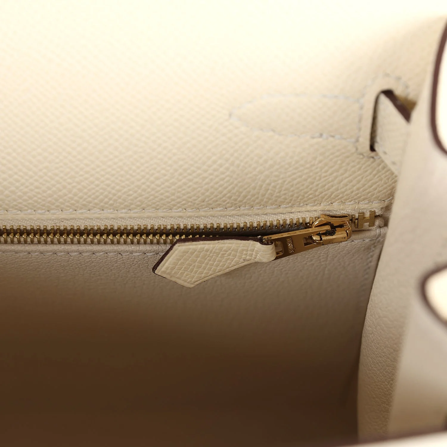 Replicate Hermes Kelly Sellier 28 Nata Epsom Gold Hardware(1:1 replica)