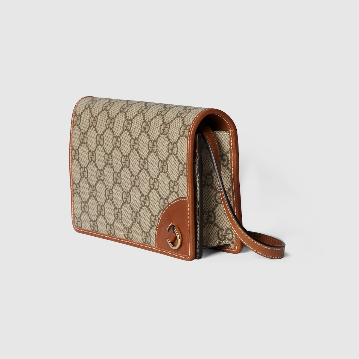 Replicate Gucci GG Emblem Super Mini Shoulder Bag(1:1 replica)