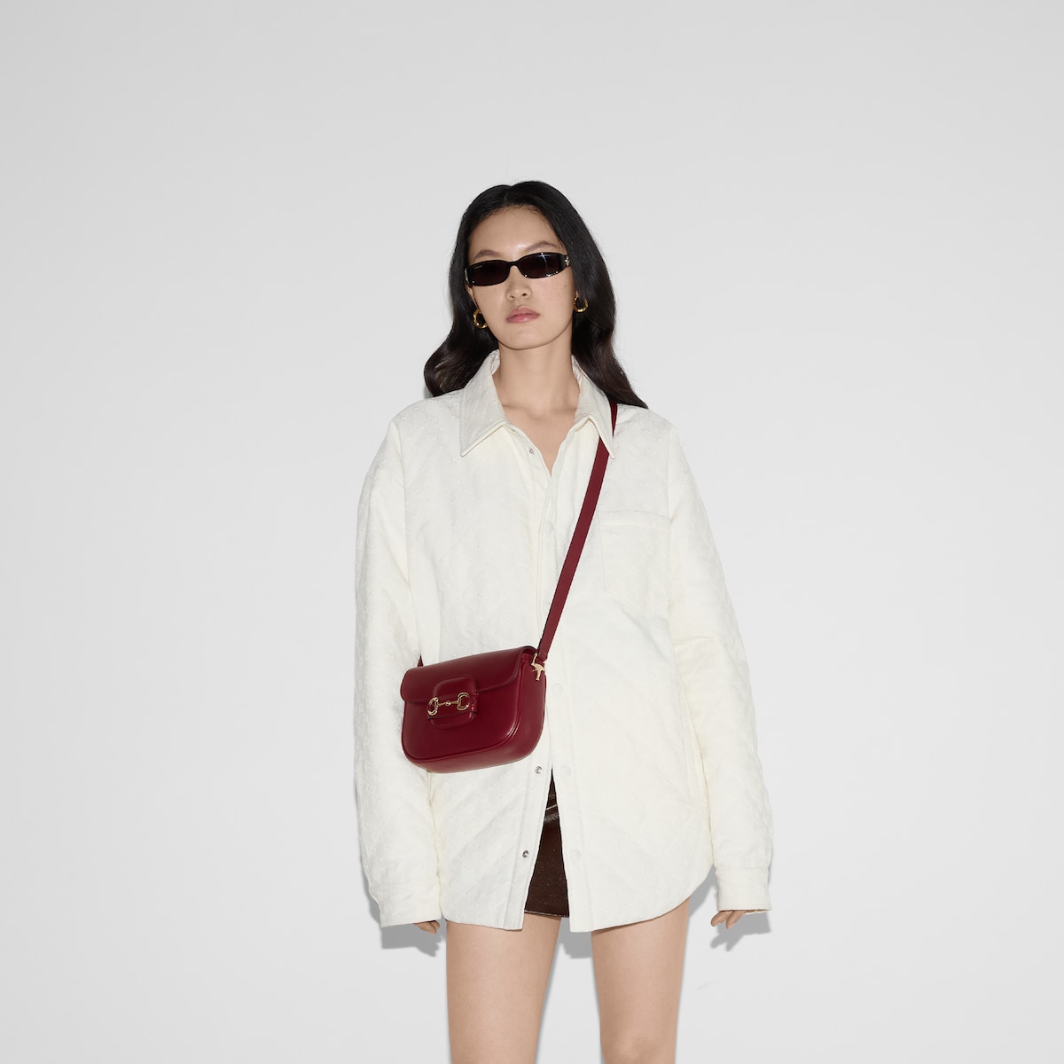 Replicate Gucci Horsebit 1955 Soft Small Shoulder Bag(1:1 replica)