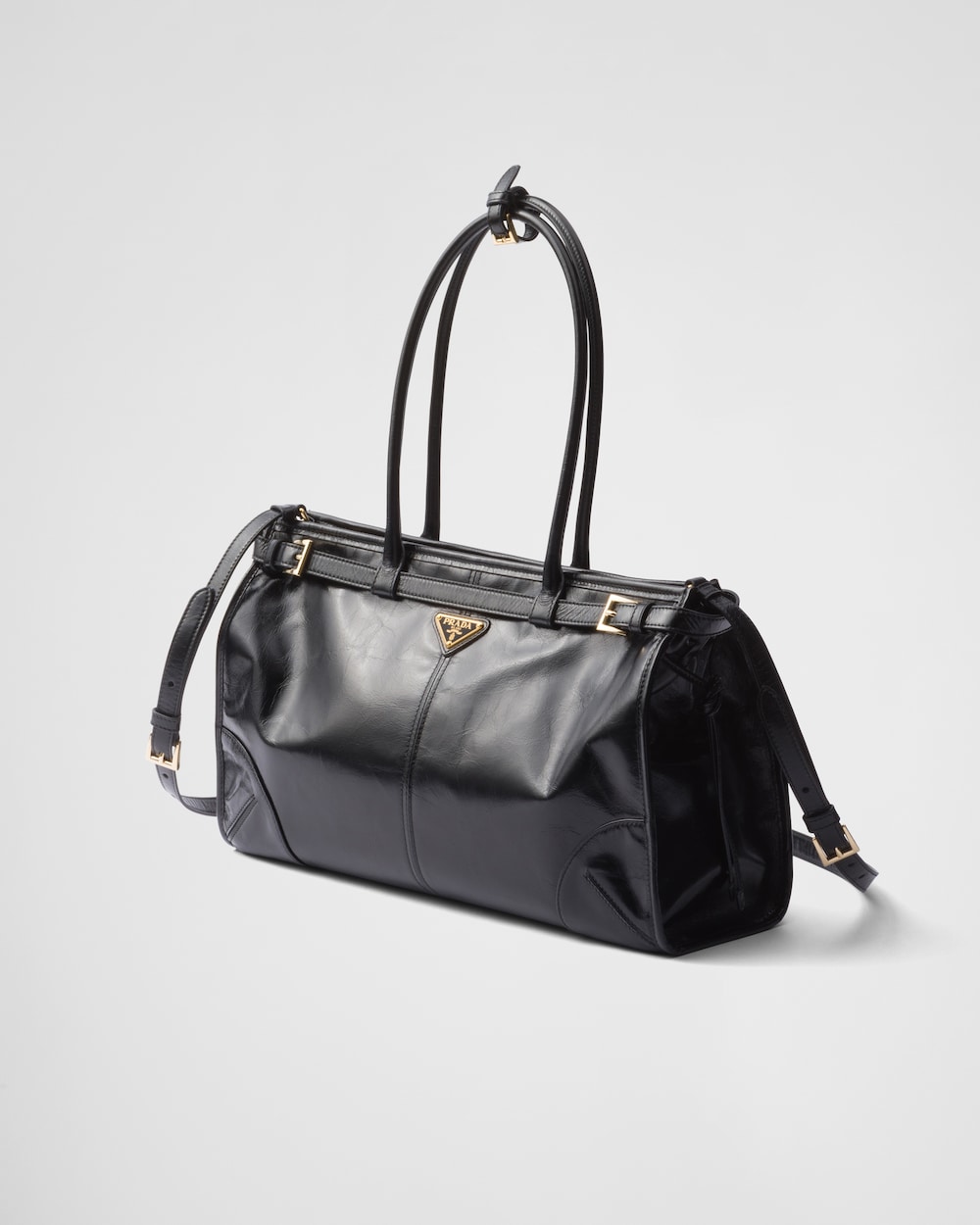 Replicate Prada Bonnie Large Leather Handbag(1:1 replica)