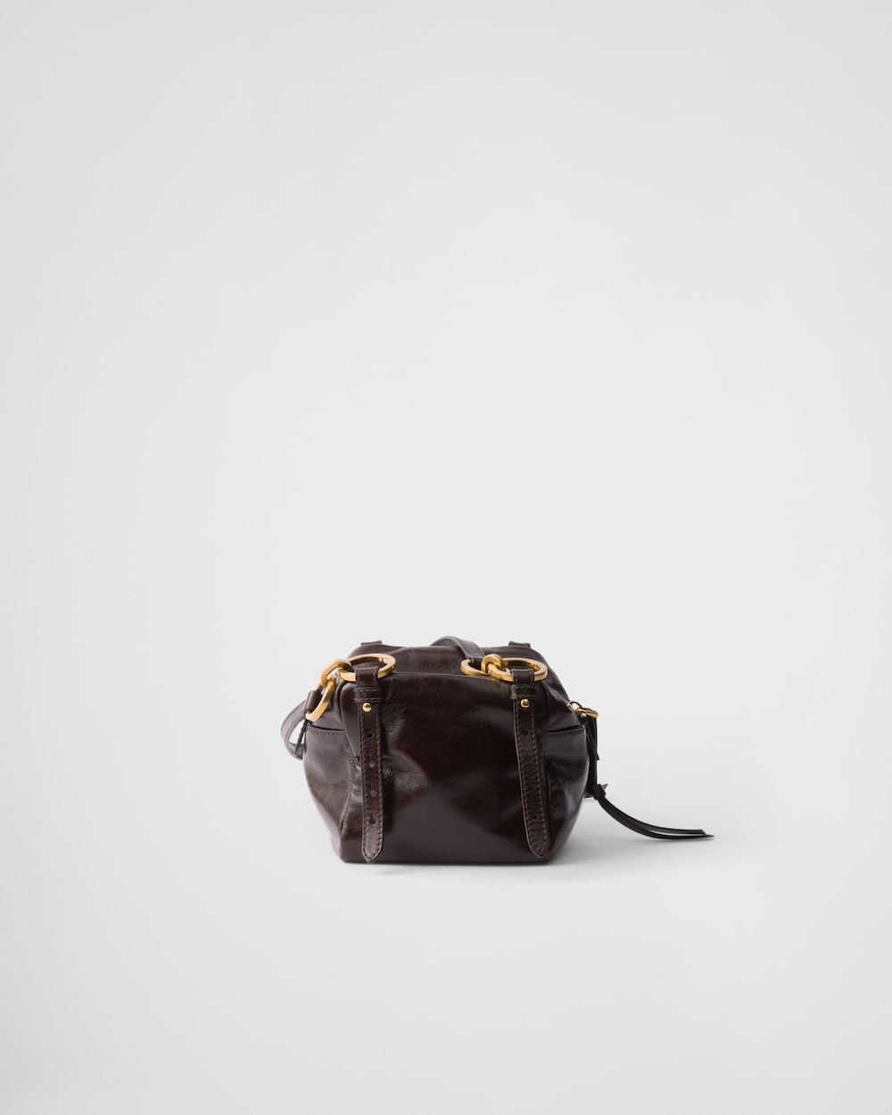 Replicate Prada Dangle Leather Top-Handle Mini-Bag(1:1 replica)