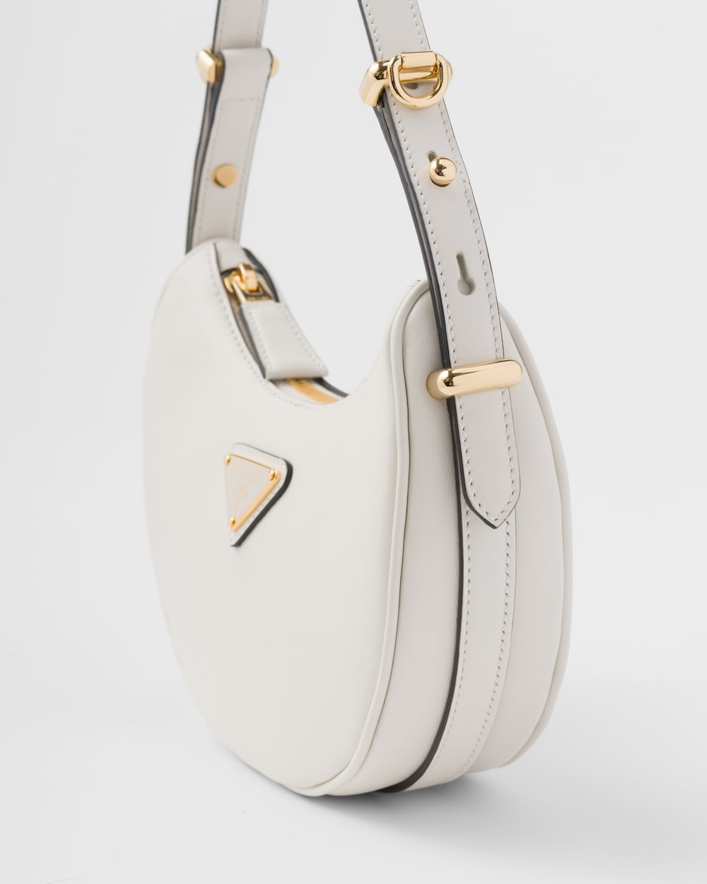 Replicate Prada Arqué Leather Mini Shoulder Bag(1:1 replica)